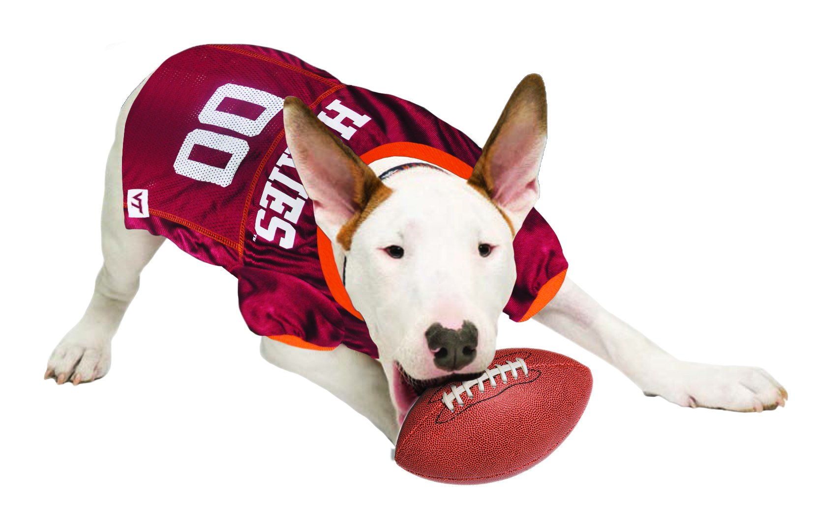 Pets First NCAA College Virginia Tech Hokies Mesh Jersey for DOGS & CATS, Large. Licensed Dog Jersey with your Favorite Football