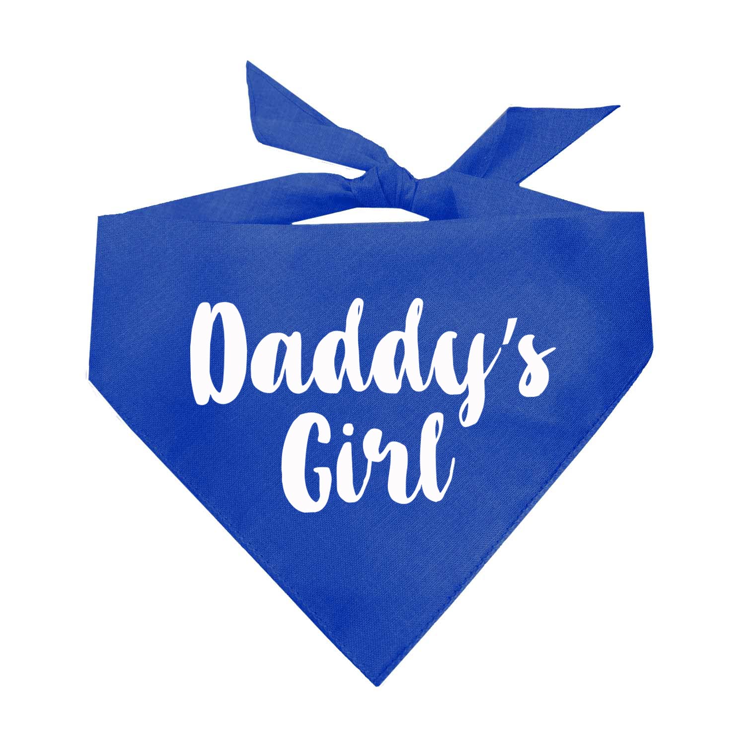 Daddy'S Girl Father'S Day Dog Bandana (Royal, Xs 5)