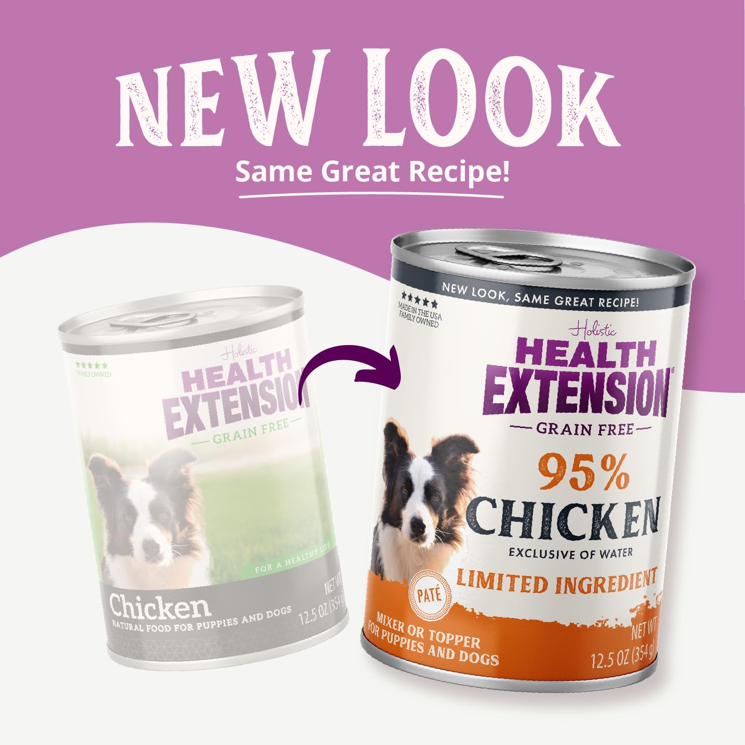 Health Extension Chicken Entr  e Wet Dog Food Grain-Free, 12.5 oz - Protein-Rich Recipe, Hydration Support, Ideal for Sensitive