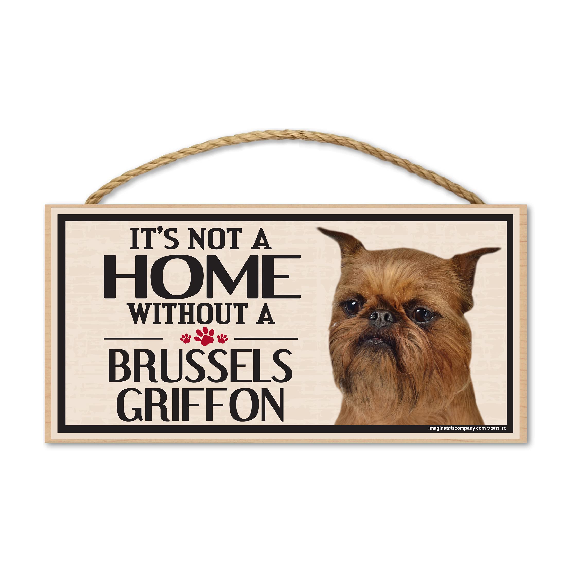 Imagine This Wood Sign For Brussels Griffon Dog Breeds