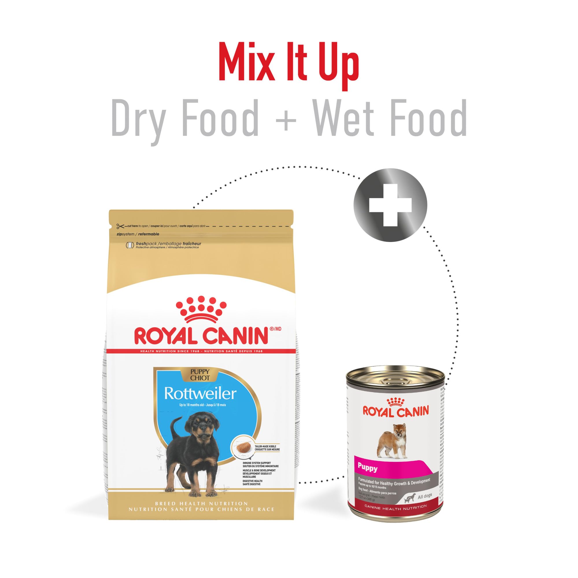 Royal Canin Breed Health Nutrition Rottweiler Puppy Dry Dog Food, 30 lb Bag