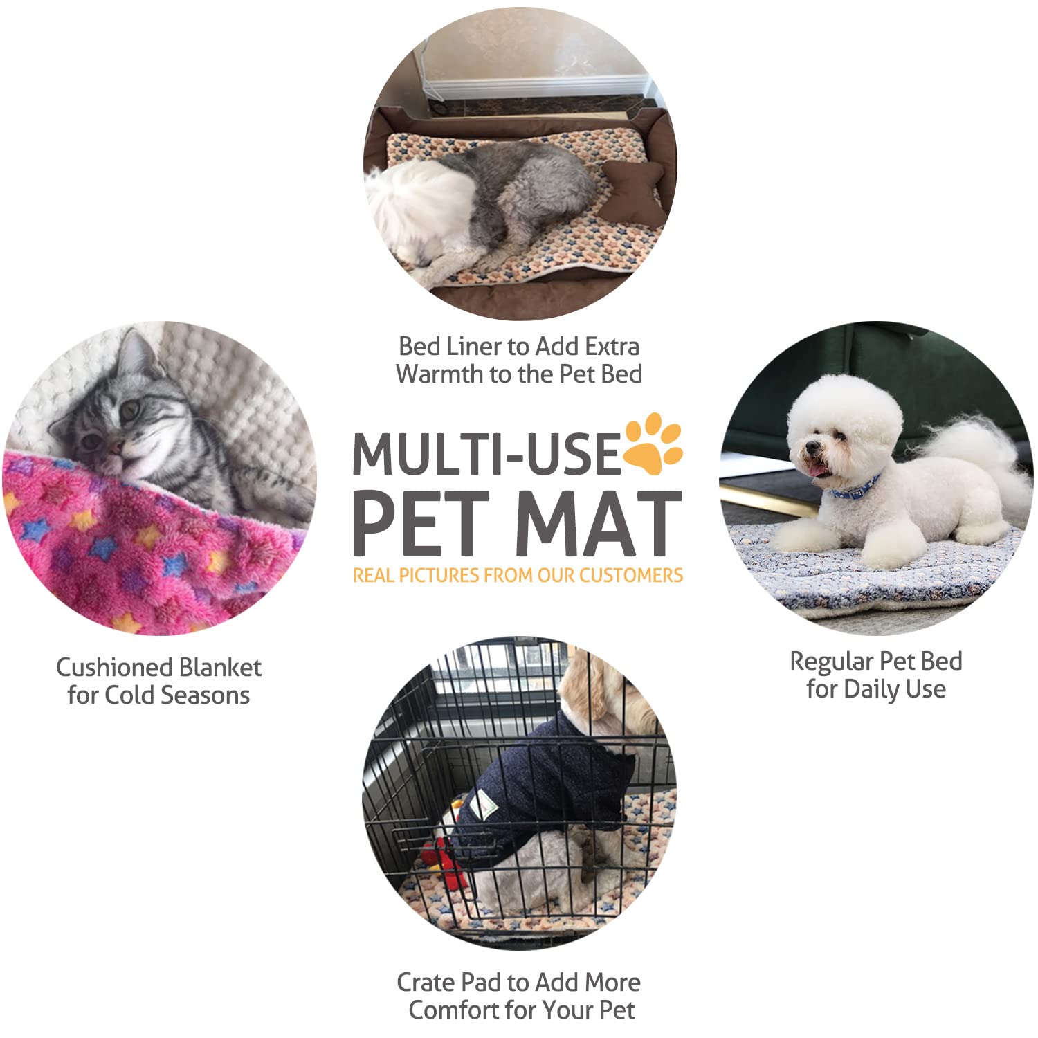 Mora Pets Dog Bed Crate Pad Ultra Soft Pet Bed With Cute Star Print Washable Crate Mat For Large Medium Small Dogs Reversible Fleece Dog Crate Kennel Mat Cat Bed Liner 41 X 29 Inch Grey