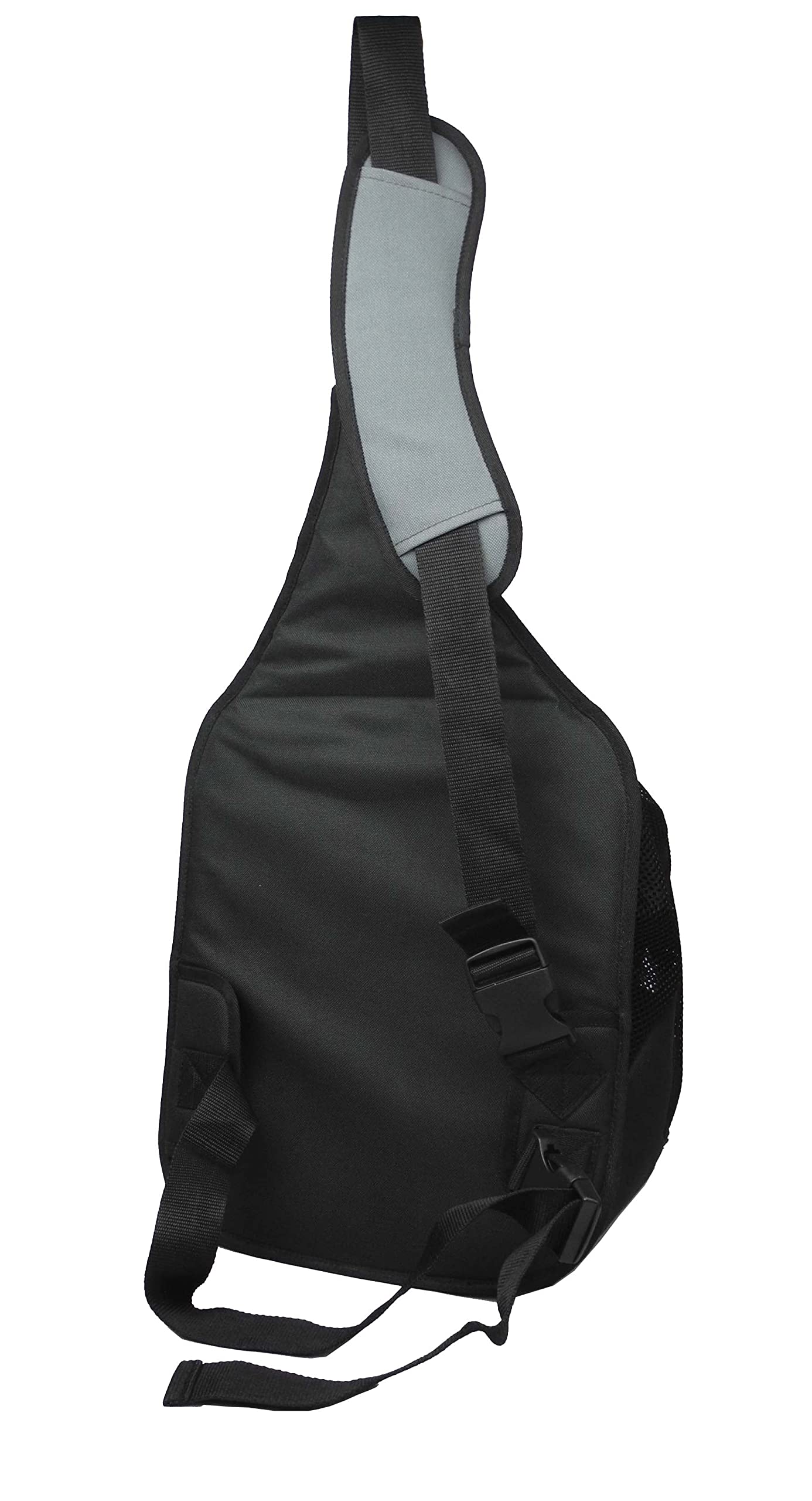 Pet Life Single Strap Over-The-Shoulder Pet Backpack Dog Carrier - Water-Resistant Dog Backpack or Travel Pet Carrier with Built-in Bottle Holder and Pouch