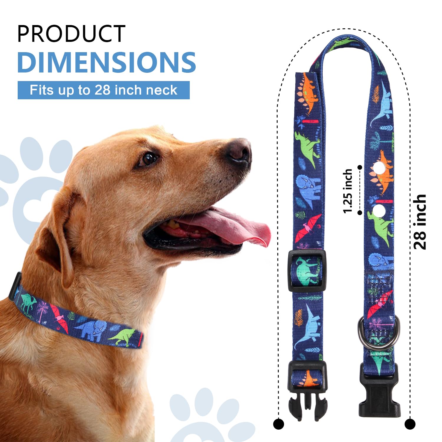Rhea Rose 1 Inch Replacement Collar Strap Shock Collar with 2 Holes, Compatible with Nearly All Brands and Models of Underground