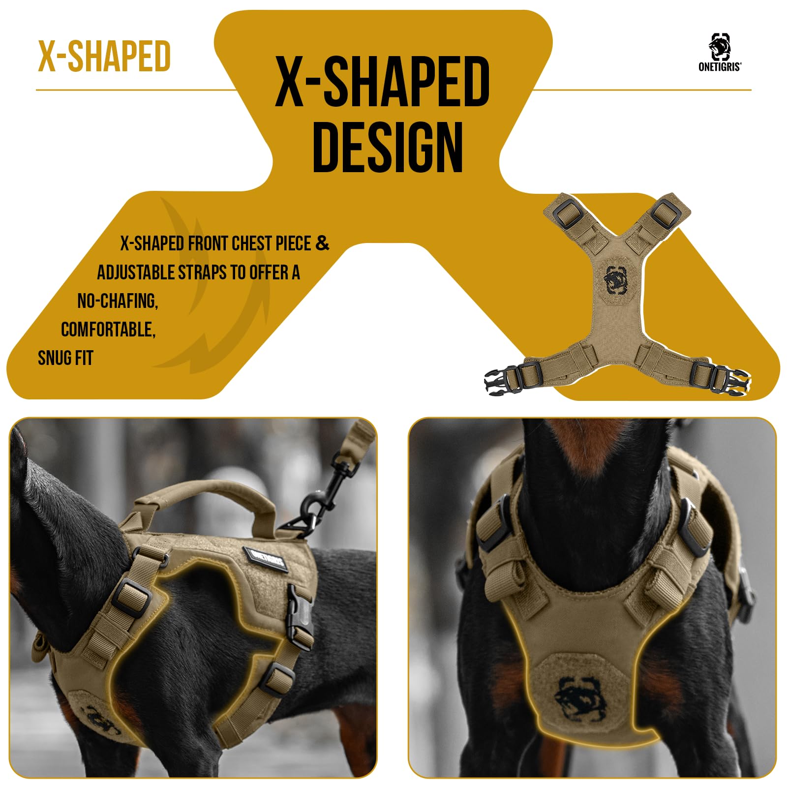 Onetigris Xxs Dog Harness For 5-15Lbs Puppies, Step-In No Pull Harness With Padded Vest For Extra-Small/Small/Medium Dogs And Ca
