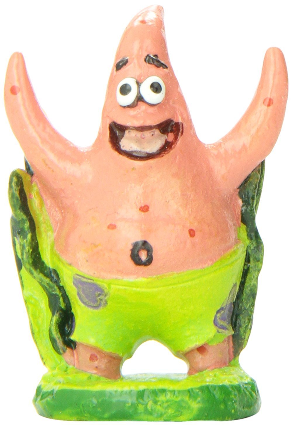 Penn-Plax Officially Licensed Spongebob Squarepants Aquarium Ornament - Patrick (Mini/Small Size) - Perfect for Freshwater and S