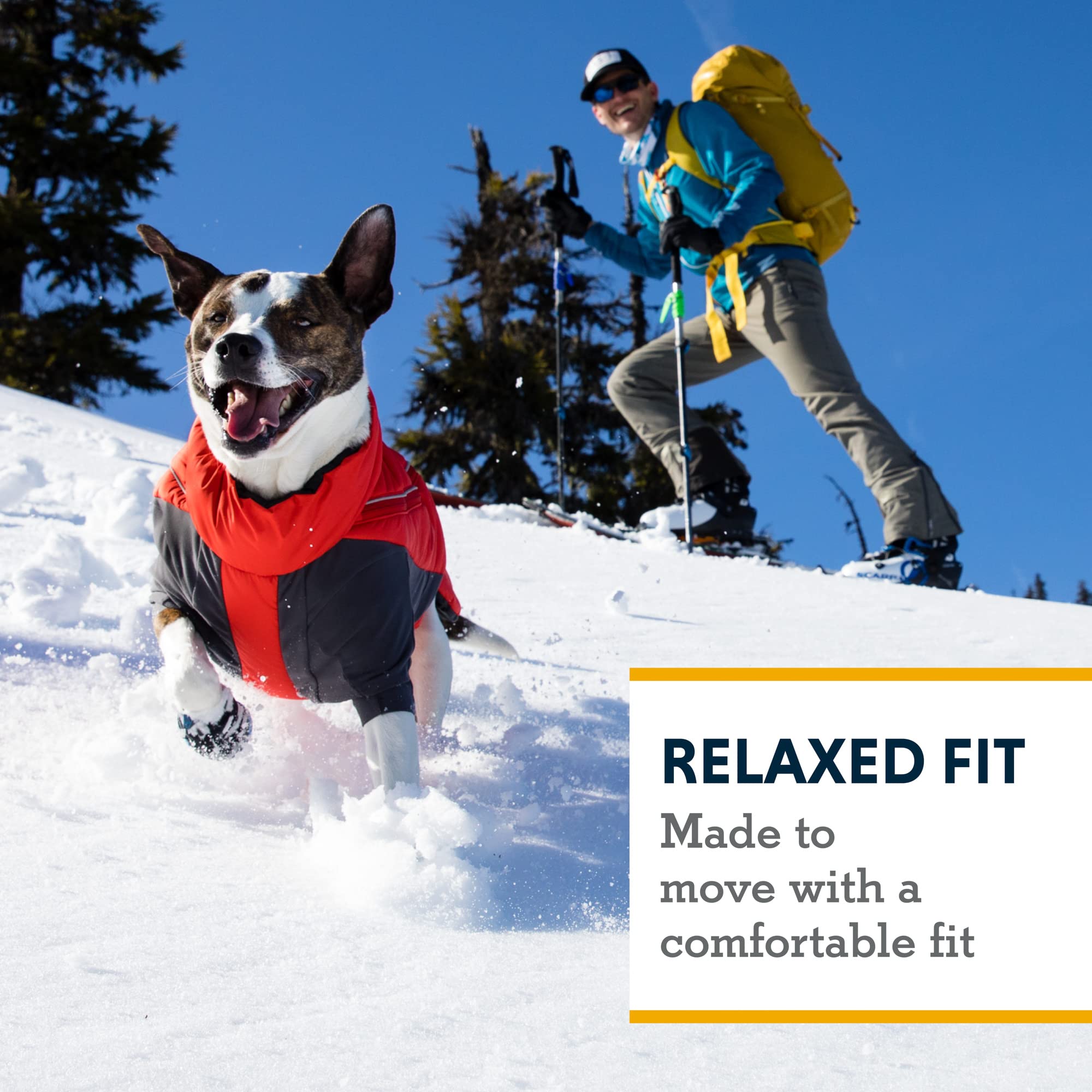 Ruffwear, Furness Dog Jacket, Snow, Ice And Extreme Cold Protection, Twilight Gray, Large