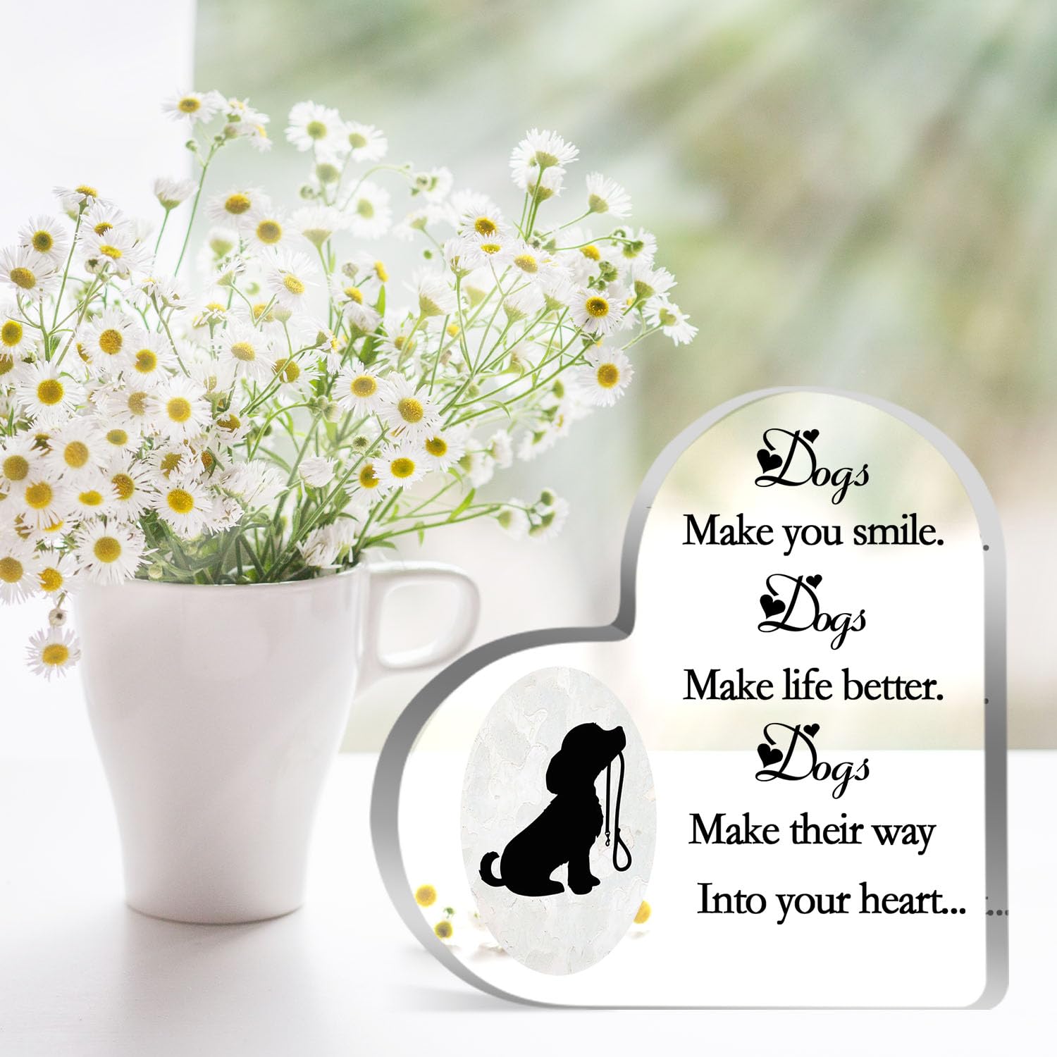 Dog Memorial Gifts for Loss of Dog, Pet Memorial Acrylic Rainbow Bridge Decorations Condolences Gifts for Pet Loss Remembrance K