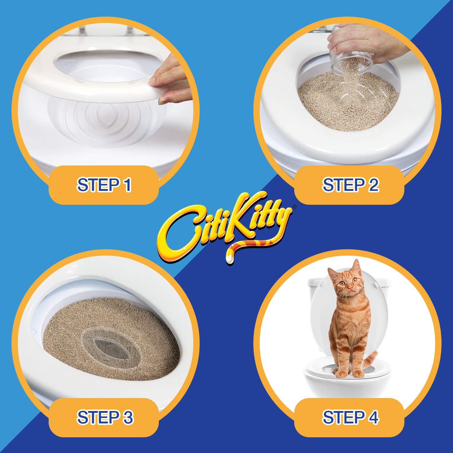 Citikitty Cat Toilet Training Kit (One Pack)