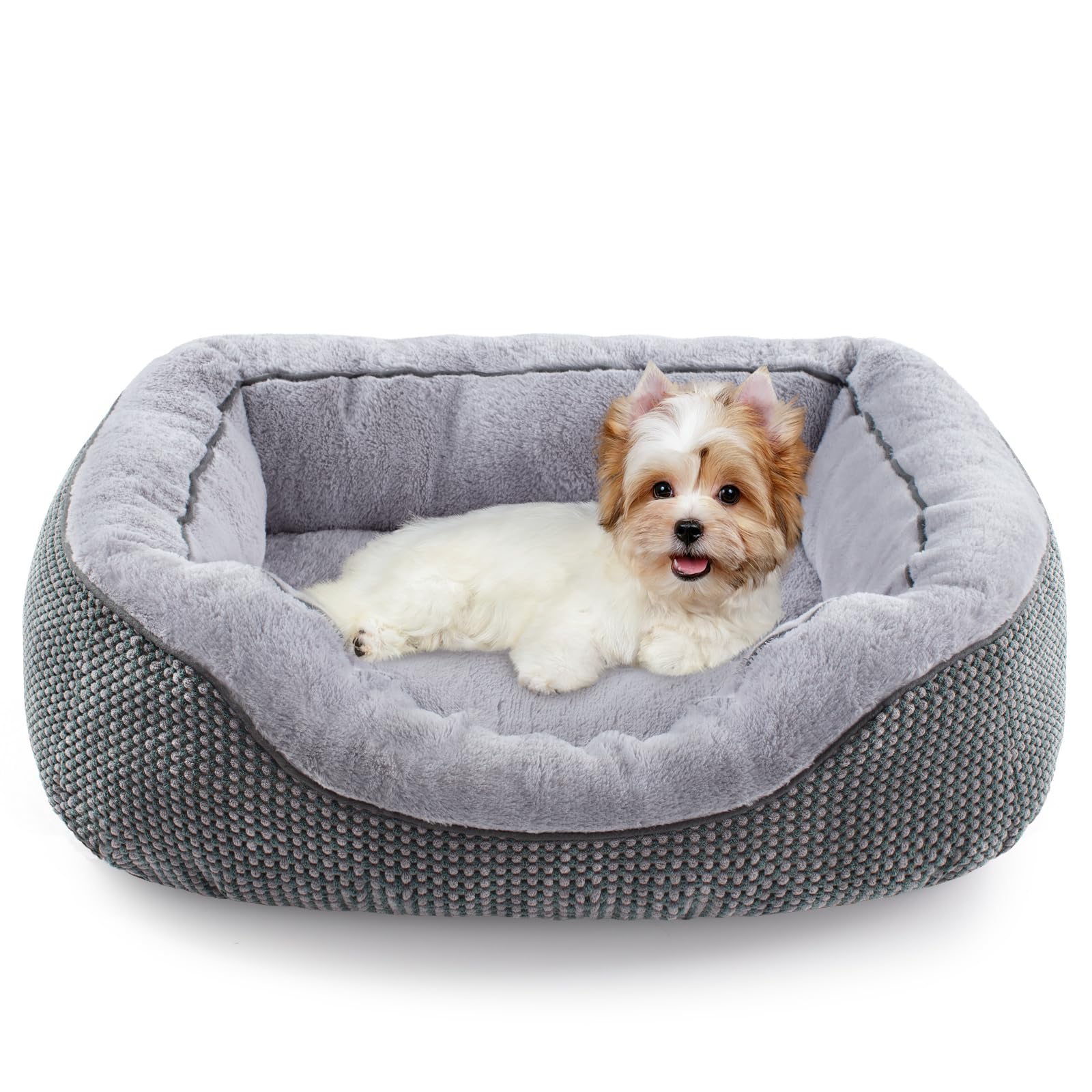 Invenho Small Dog Bed For Small Dogs, Cat Beds For Indoor Cats Washable, Orthopedic Dog Bed, Warming Soft Calming Sleeping Puppy