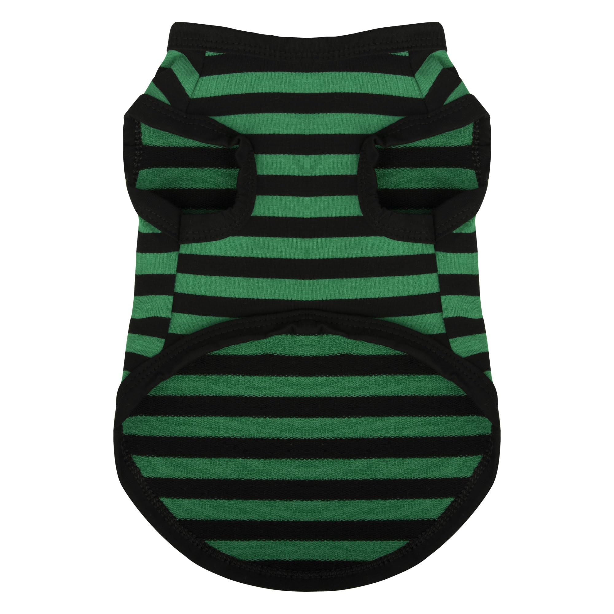 Paiaite Dog Striped Shirt Sleeveless Tank Top Cotton Breathable Pet Apparel For Small Medium Dogs Green Xxl