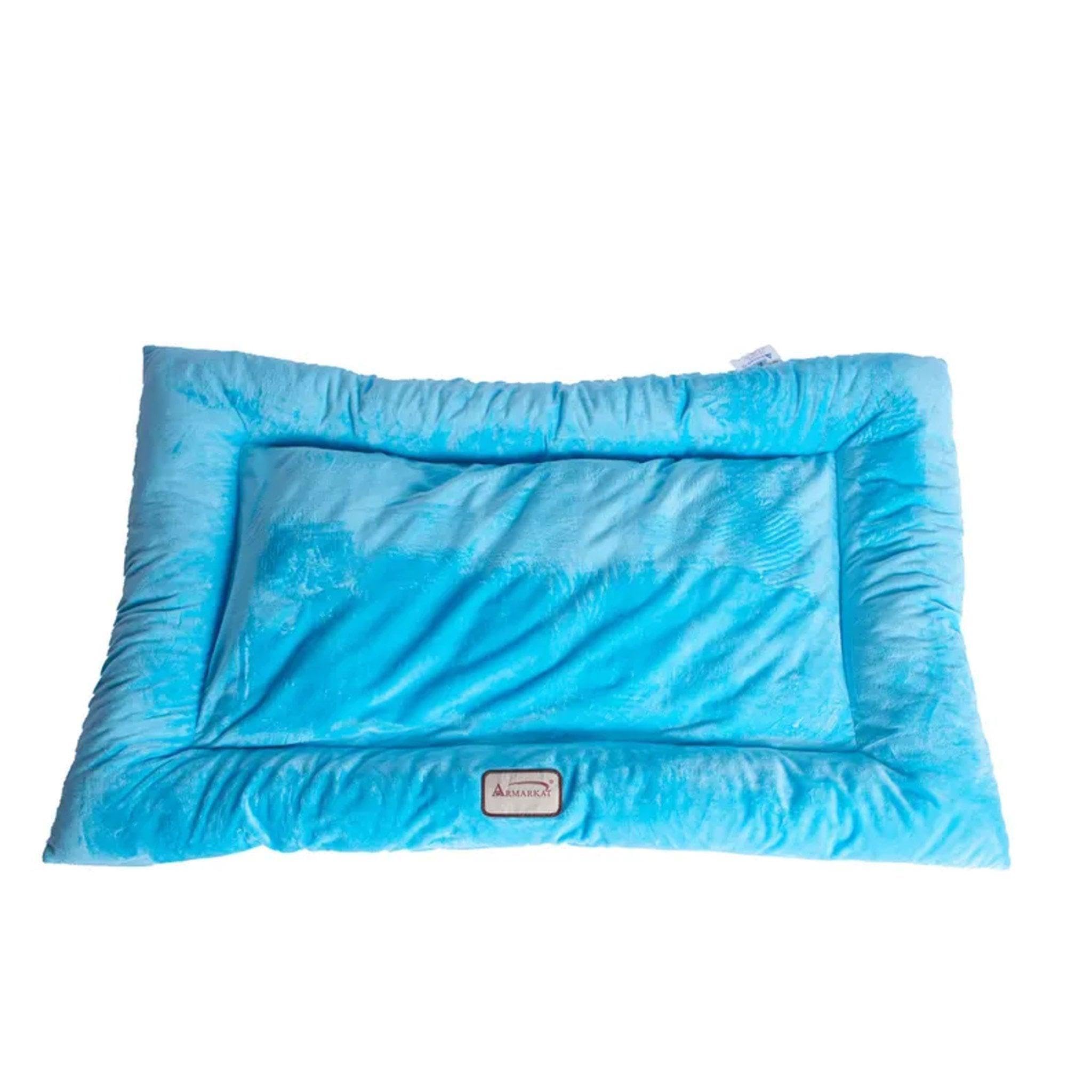 Armarkat Pet Bed Mat 35-Inch By 22-Inch By 3-Inch M01-Large, Sky Blue