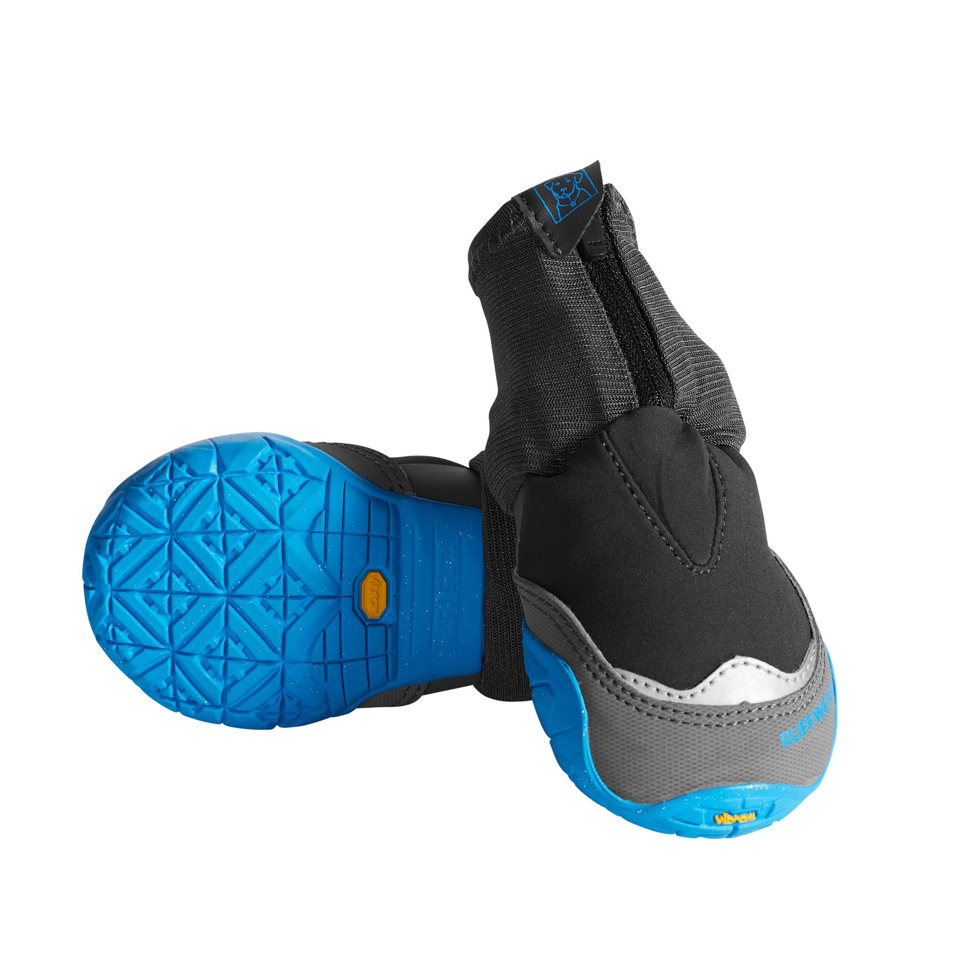 Ruffwear, Polar Trex Waterproof Winter Dog Boots with Rubber Soles for Cold Weather, Obsidian Black, 3.25 in (2 Boots)