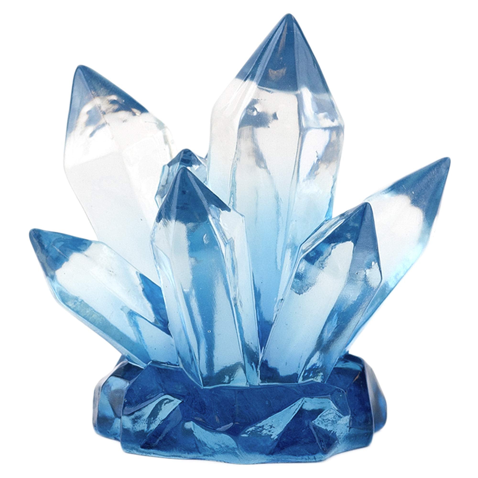 Penn-Plax Deco-Replicas Cystal Cluster Aquarium Decoration – Safe For Freshwater And Saltwater Fish Tanks – Sapphire Blue