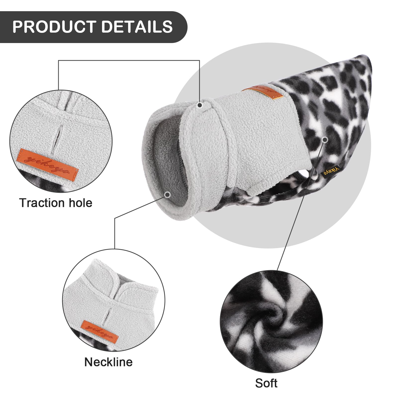 Dog Sweaters for Small Dogs Boy Girl, Plaid Dog Sweater Fleece Dog Clothes Vest, Stretchy XSmall Dog Sweater Pet Clothes, Chihua