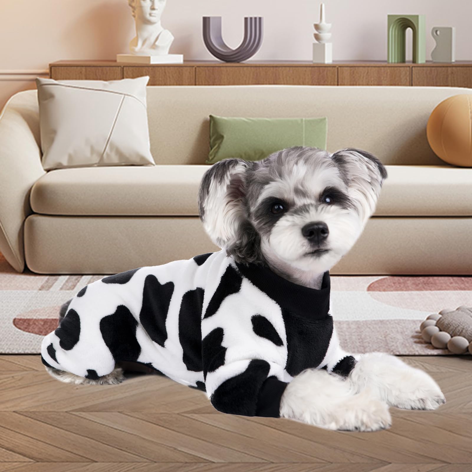 Puppy Pajamas Camo Winter Onesie - Velvet Girl Boy Dog Suits For Chihuahua, Yorkie, Teacup, Schnauzer - Cold Weather Dog Clothes
