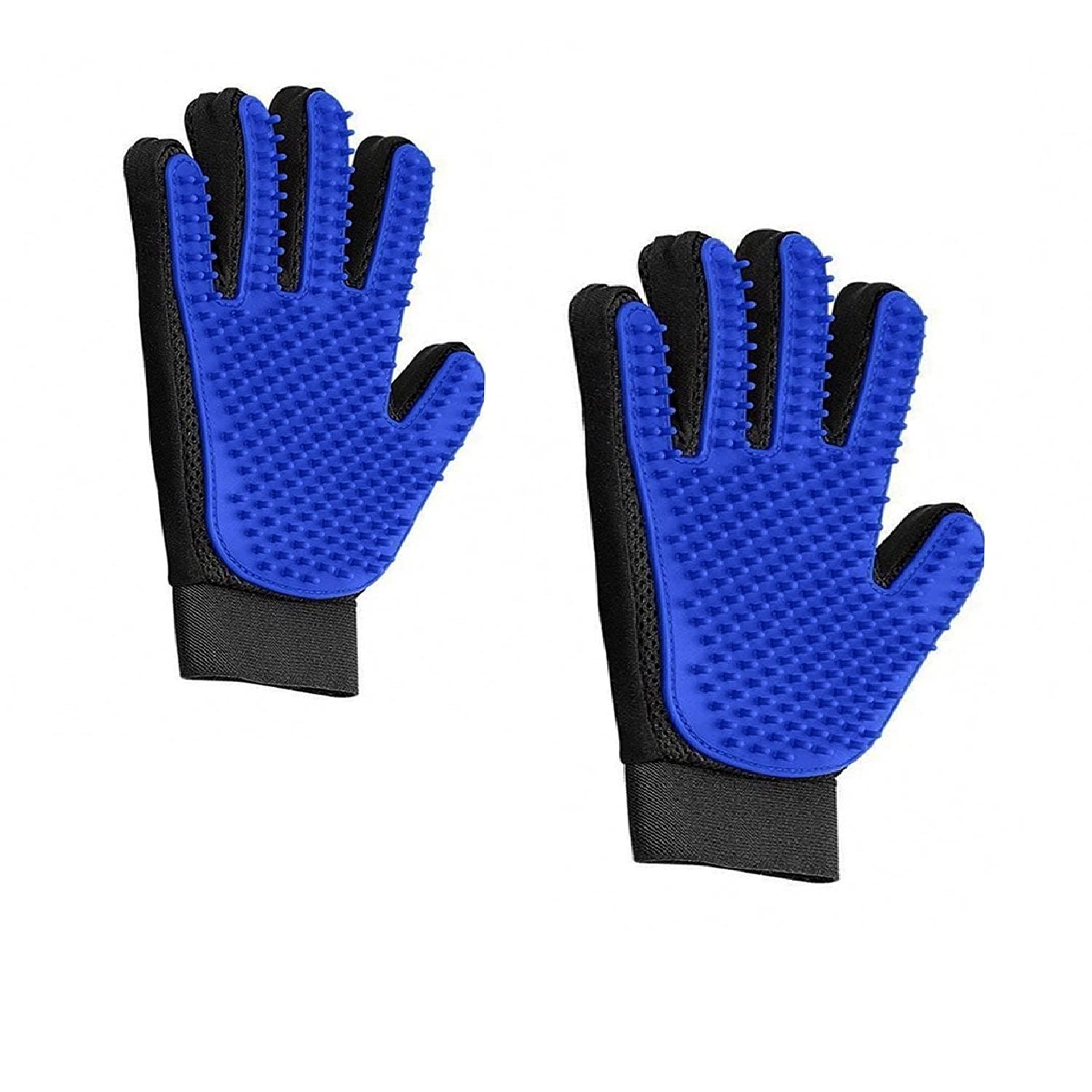 Emily Pets, Pet Grooming Gloves,Deshedding Brush Glove For Cats And Dogs, Hair Remover Brush Removal Tool With Soft Silicone Tip