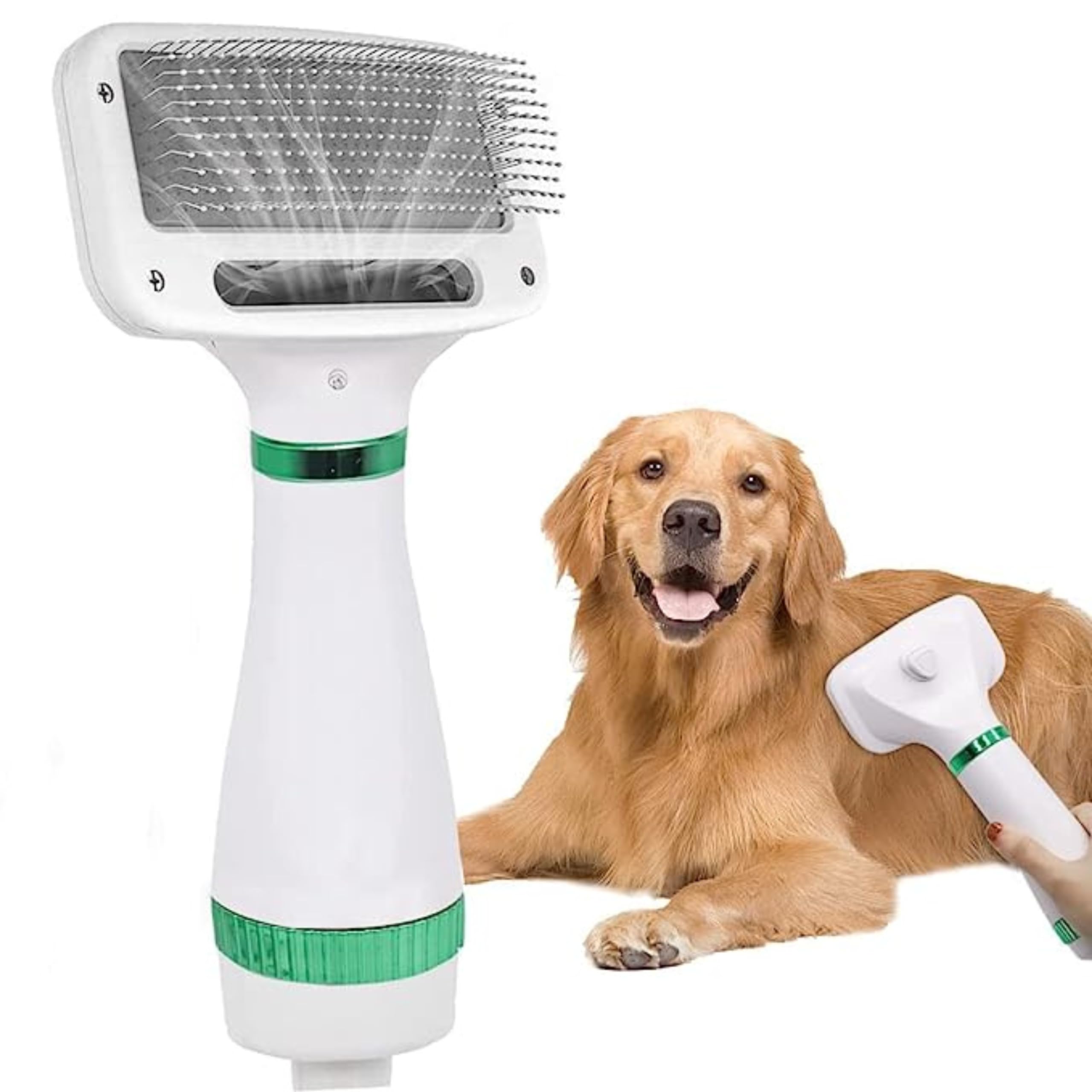 Doodlepup Dematting Comb For Dog And Cat, Pet Grooming Rake And Brushes For Small, Medium Large Hair Double Sided Deshedding Too