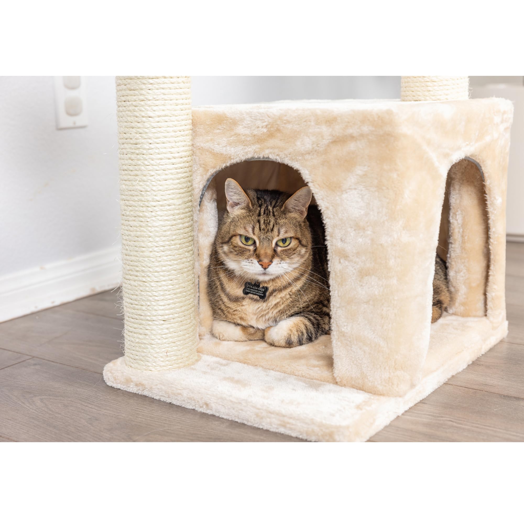 Armarkat Classic Real Wood Cat Tree A3207, Beige, 22' L X 17' W X 32' H
