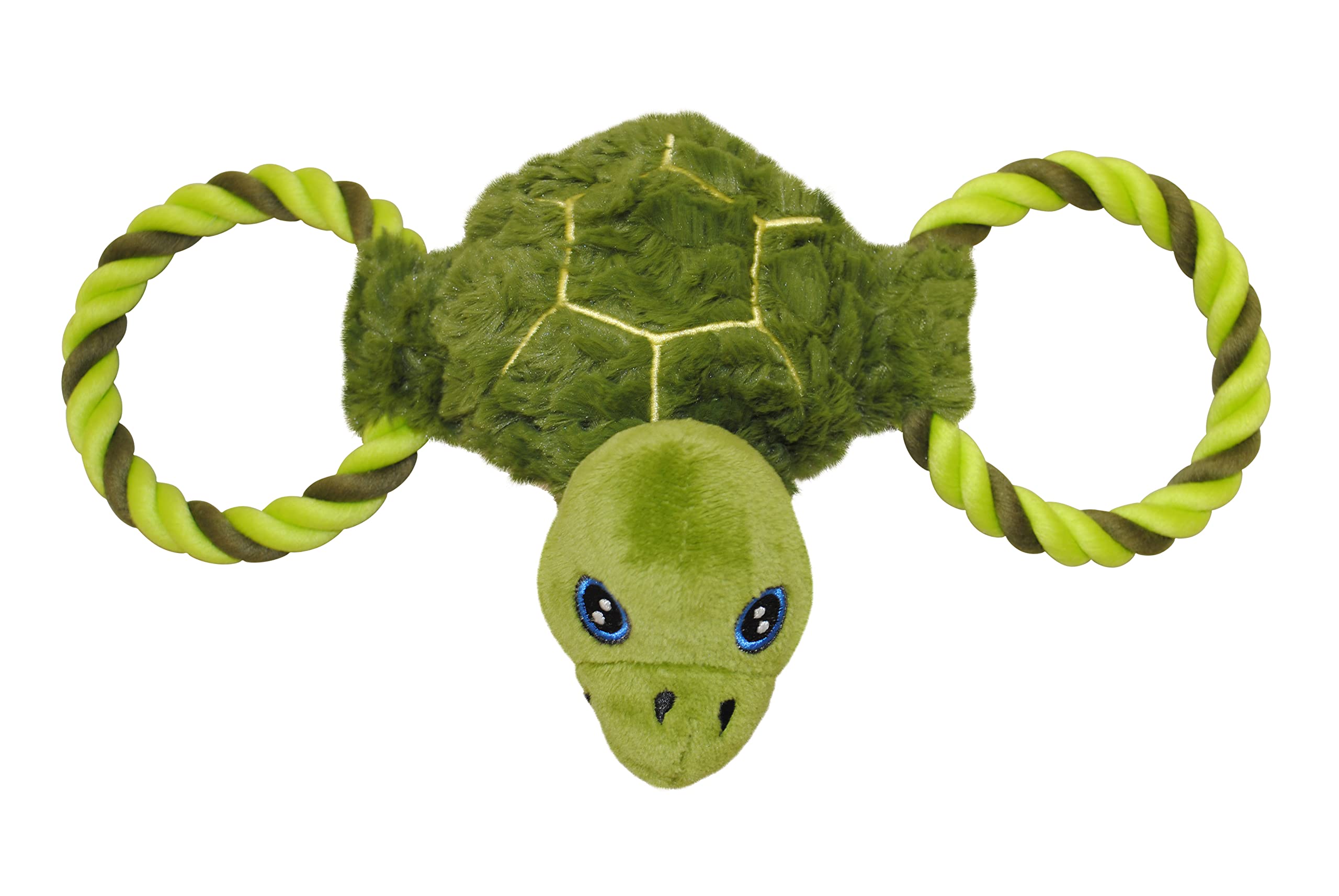 Jolly Pets Jolly Tug-A-Mal Turtle Tug/Squeak Toy, Large