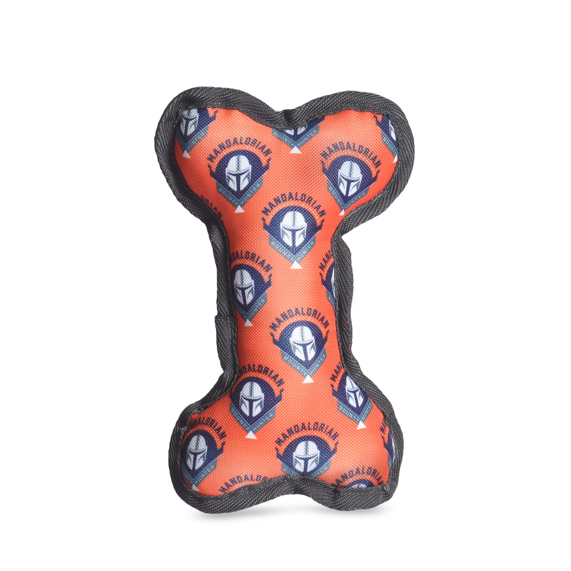 Star Wars The Mandalorian: Mando Oxford Bone Squeak Toy Dog Toy From Star Wars & The Mandalorian Bone-Shaped Squeaker Toy Star W