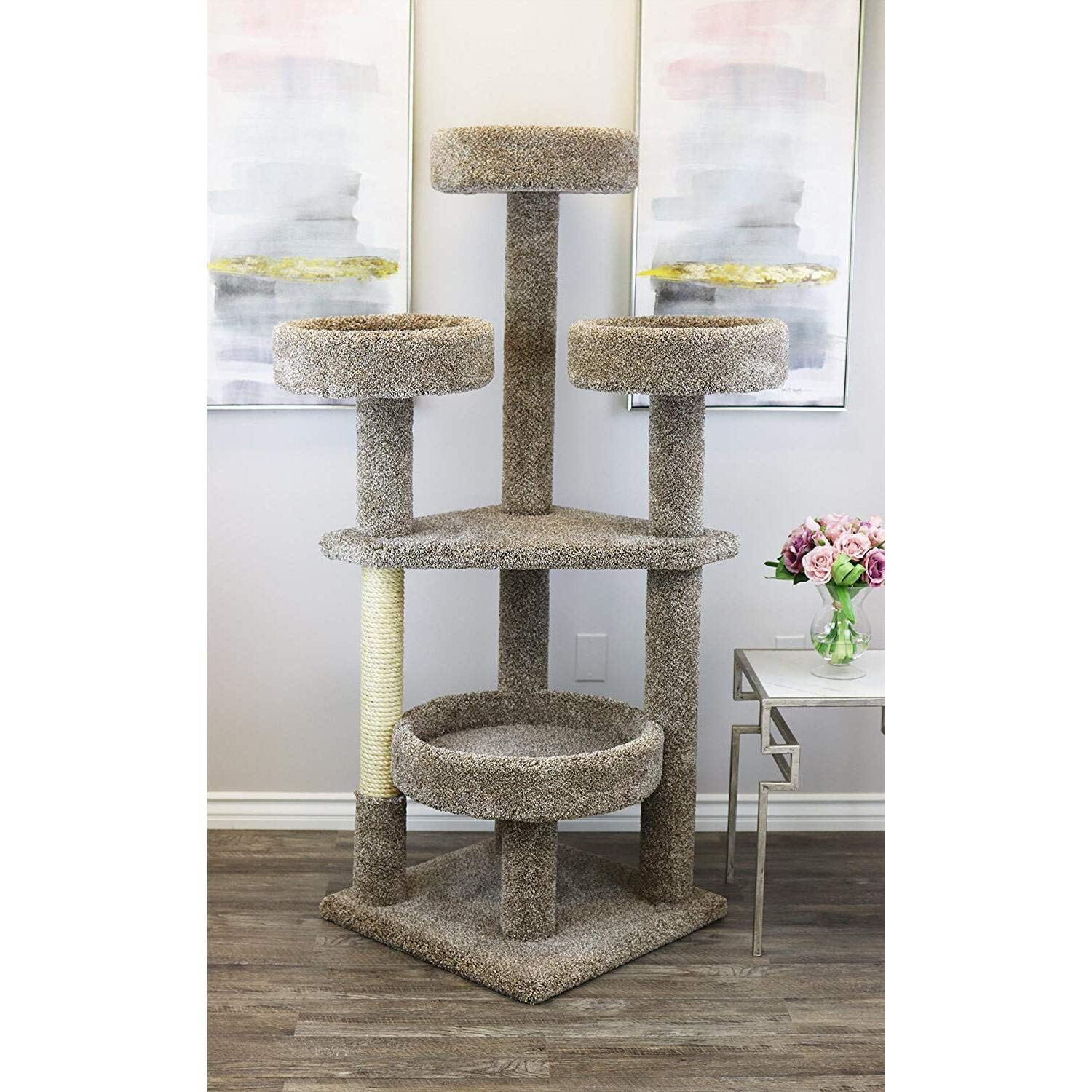 Prestige Cat Trees 130012-Neutral Main Coon Cat Tower Cat Tree