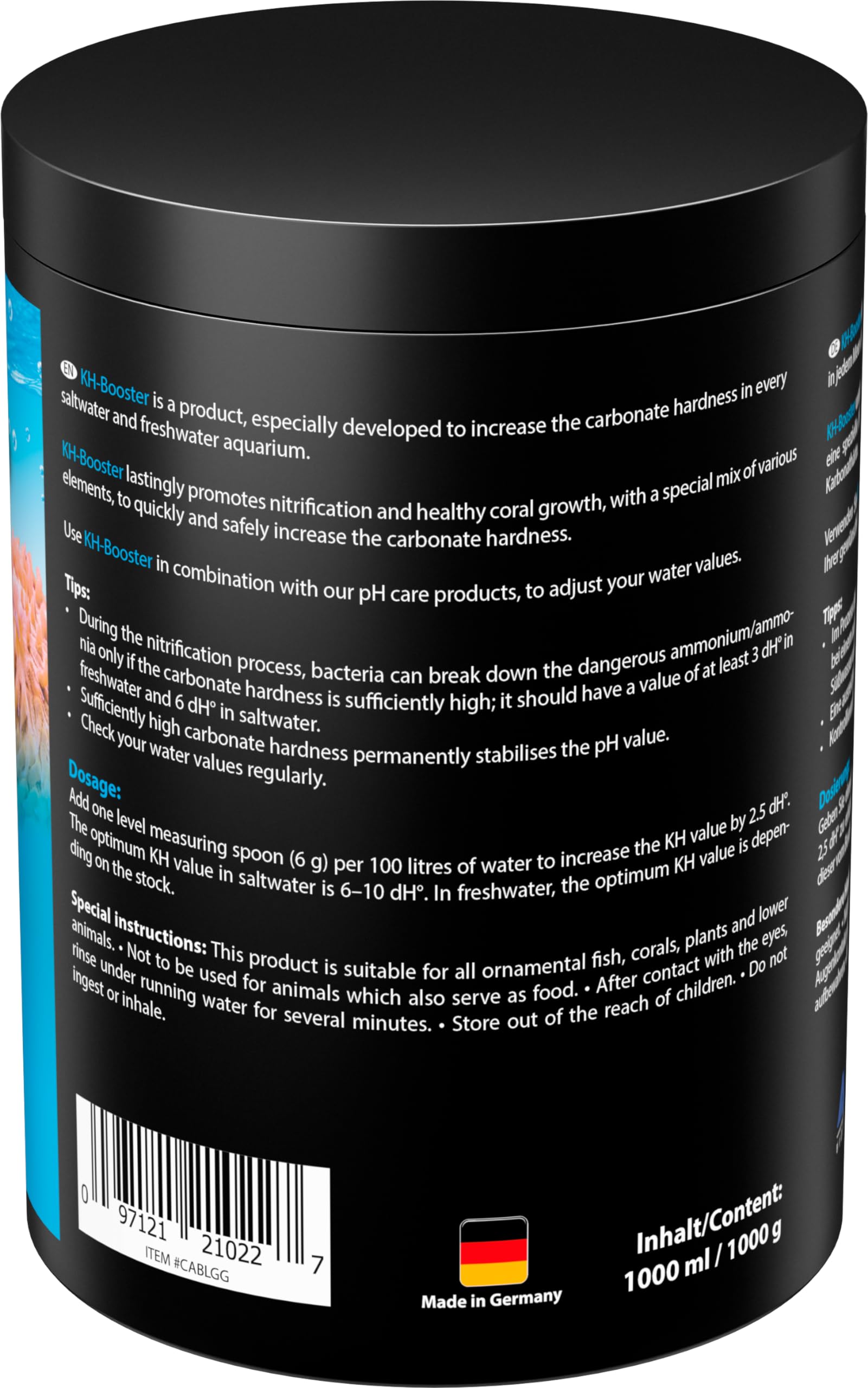 Microbe-Lift KH Bio-Active Booster (Carbonate Alkalinity) - 35 oz. (1,000 gr), (CABLG)