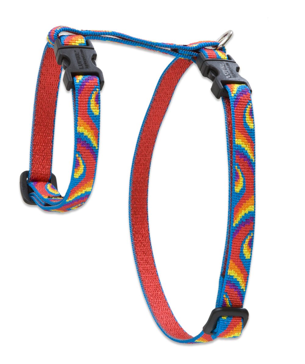 LupinePet Originals 1/2'' Lollipop 9-14'' H-style Harness for Small Pets