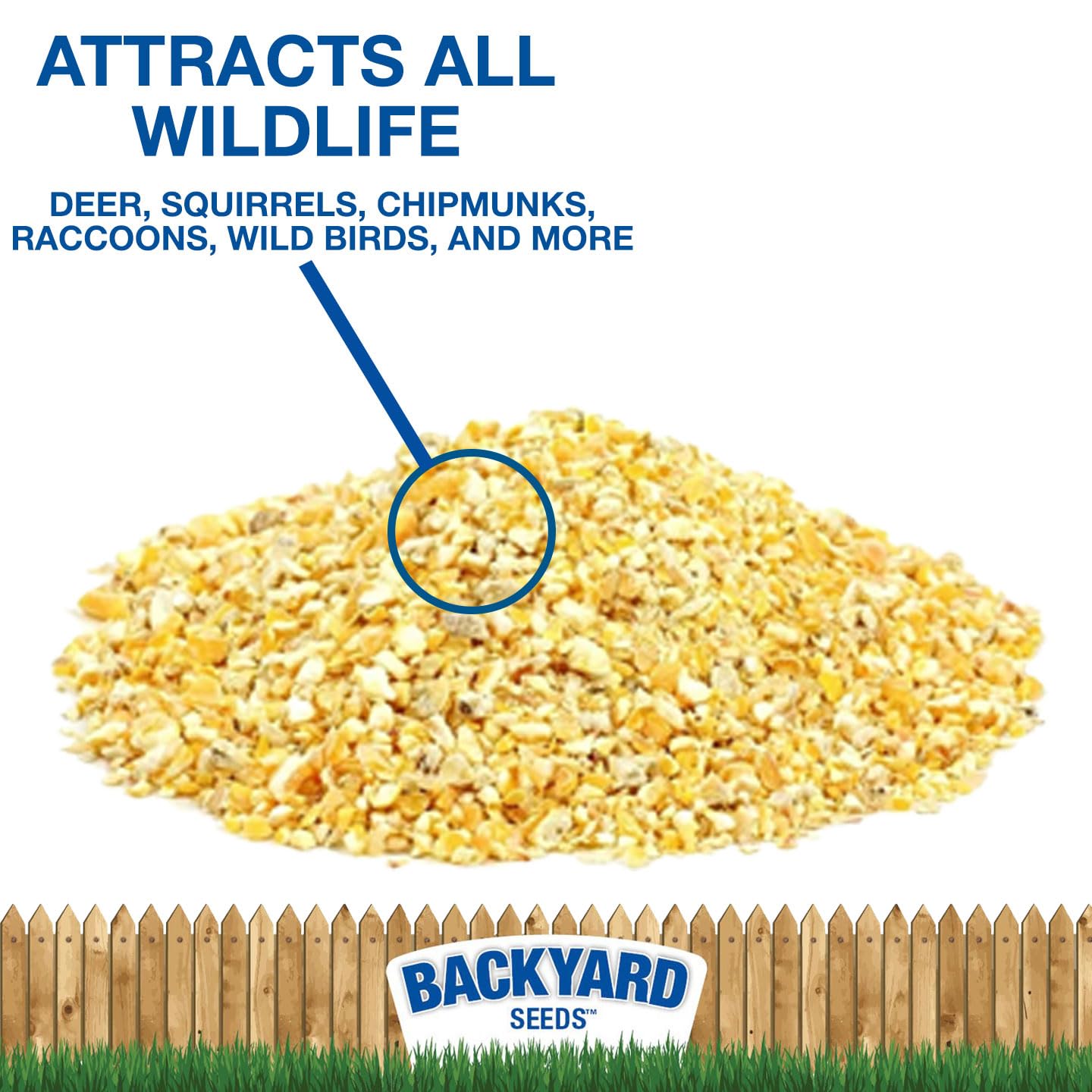 CountryMax Cracked Corn for Birds, Turkeys, Wildlife, Chickens (50 Pounds)