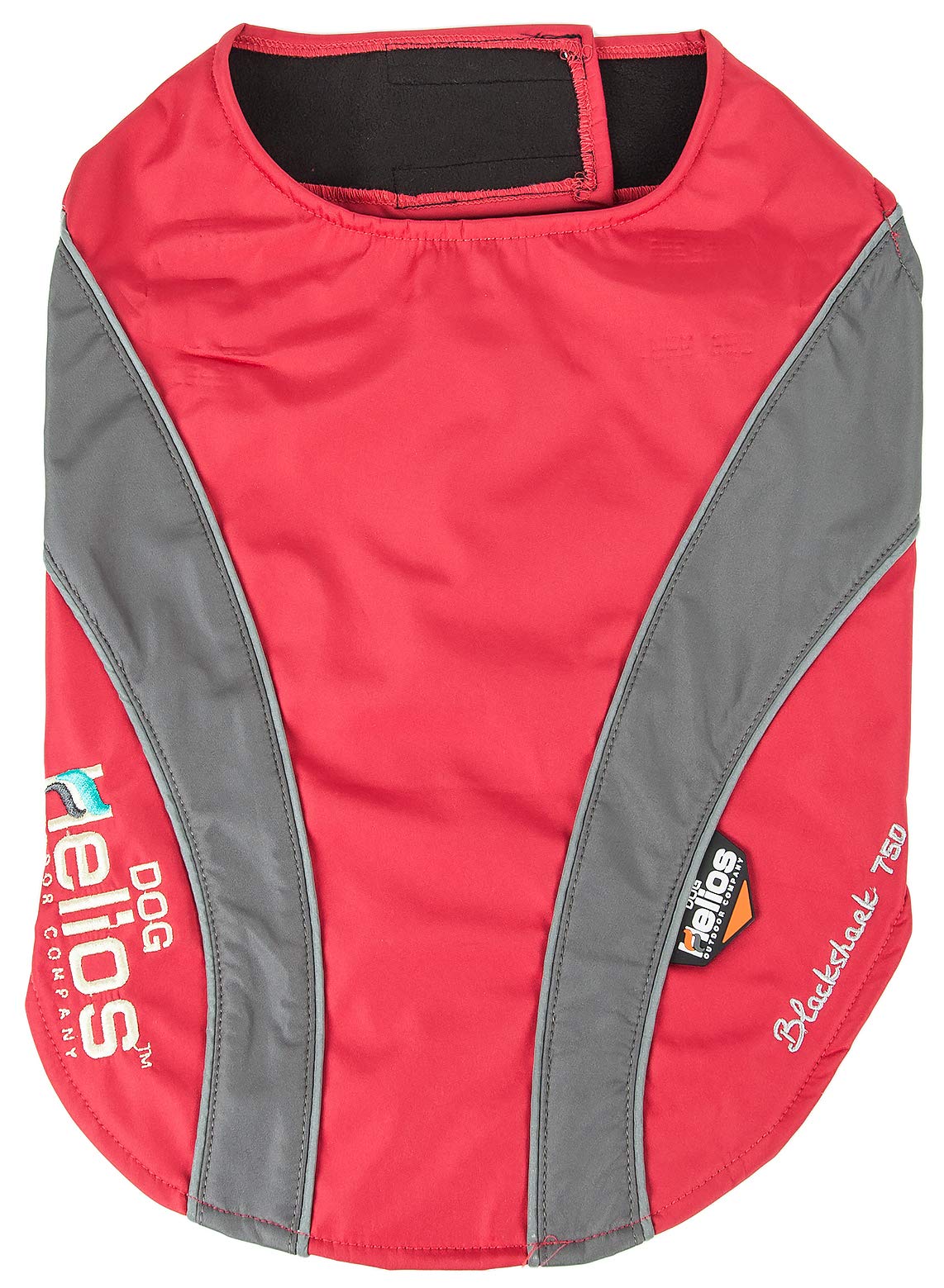 DOGHELIOS High Octane Softshell Neoprene Polar Fleece Reflective Performance Pet Dog Coat Jacket w/ Blackshark technology, X-L