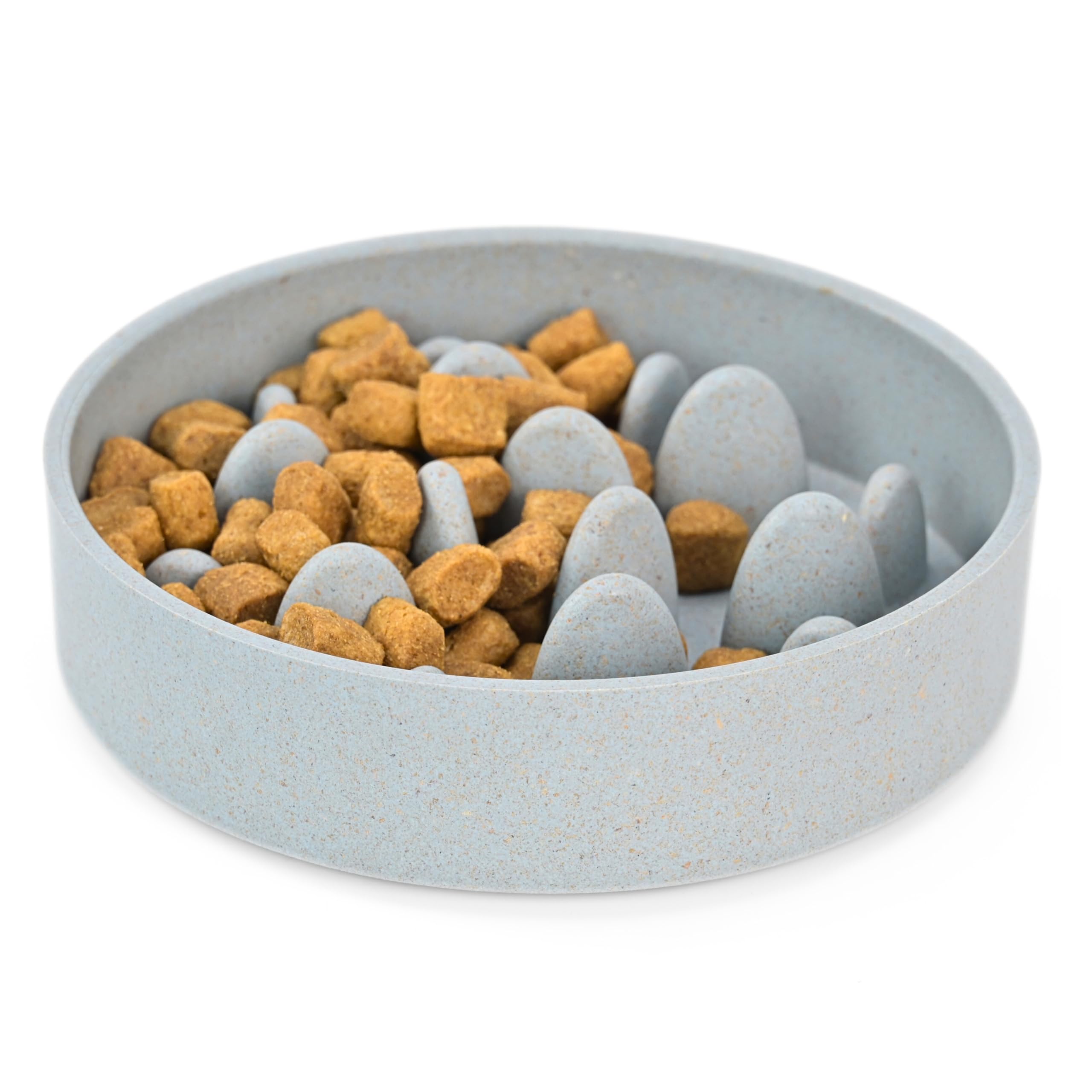ransalint Friendly Slow Feeder for Dogs|Dog Bowl Medium|800 Ml|Pet Bowl Made with Rice Husk and Bamboo Fibers|Dog Food Bowl|1 Un