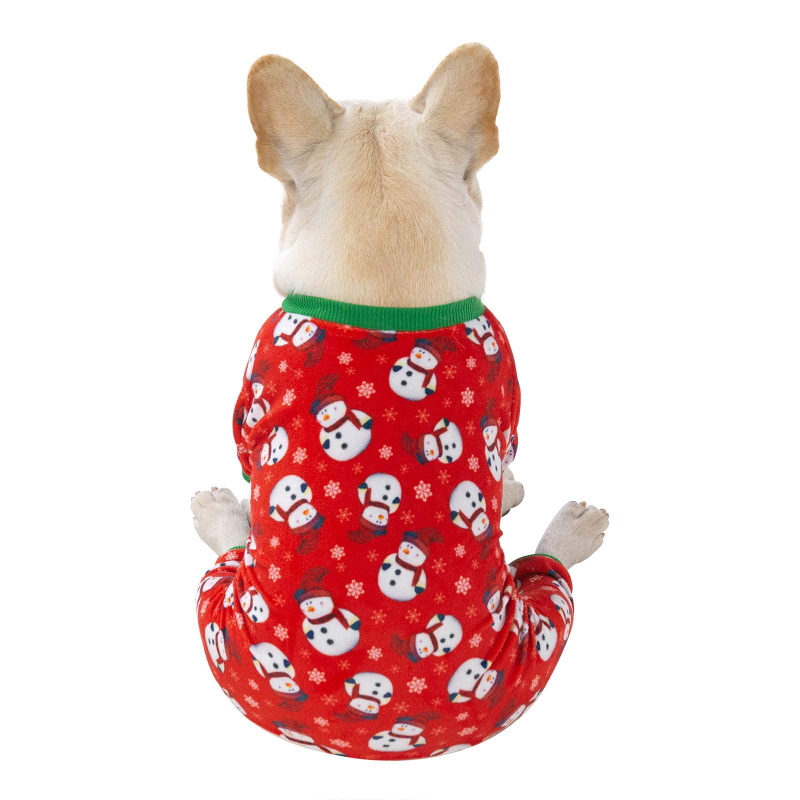 Cutebone Dog Christmas Pajamas Sweater Gifts For Small Dogs Clothes P136L