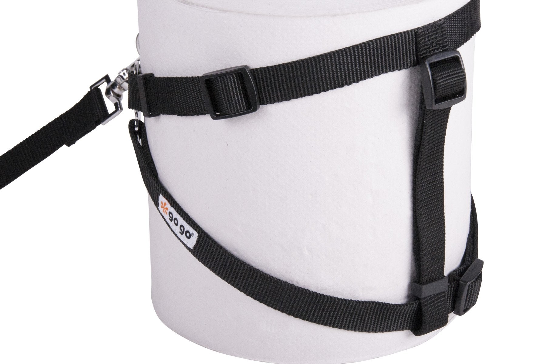 Gogo Pet Products Comfy Nylon 3/8-Inch Adjustable Easy Pet Harness, X-Small, Black