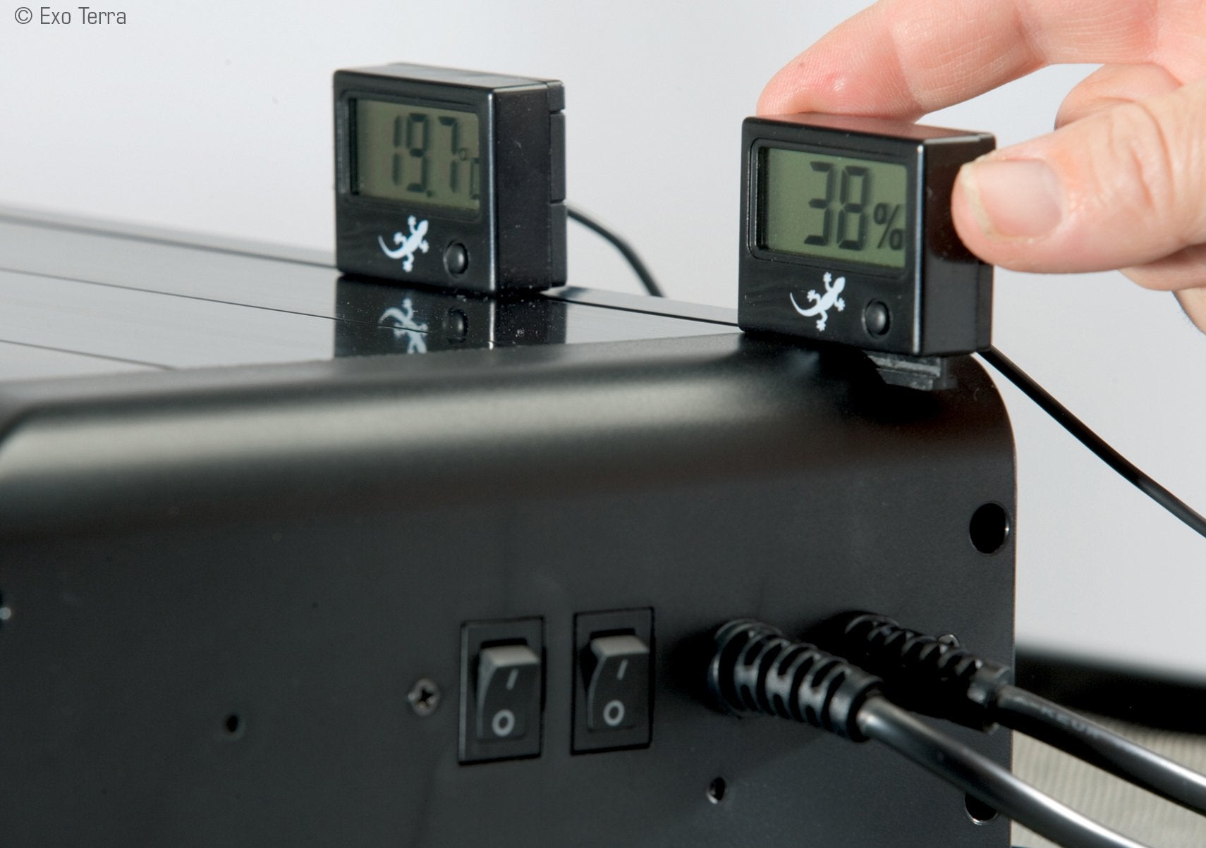 Exo Terra Led Rept-O-Meter Digital Combination Thermometer/Hygrometer