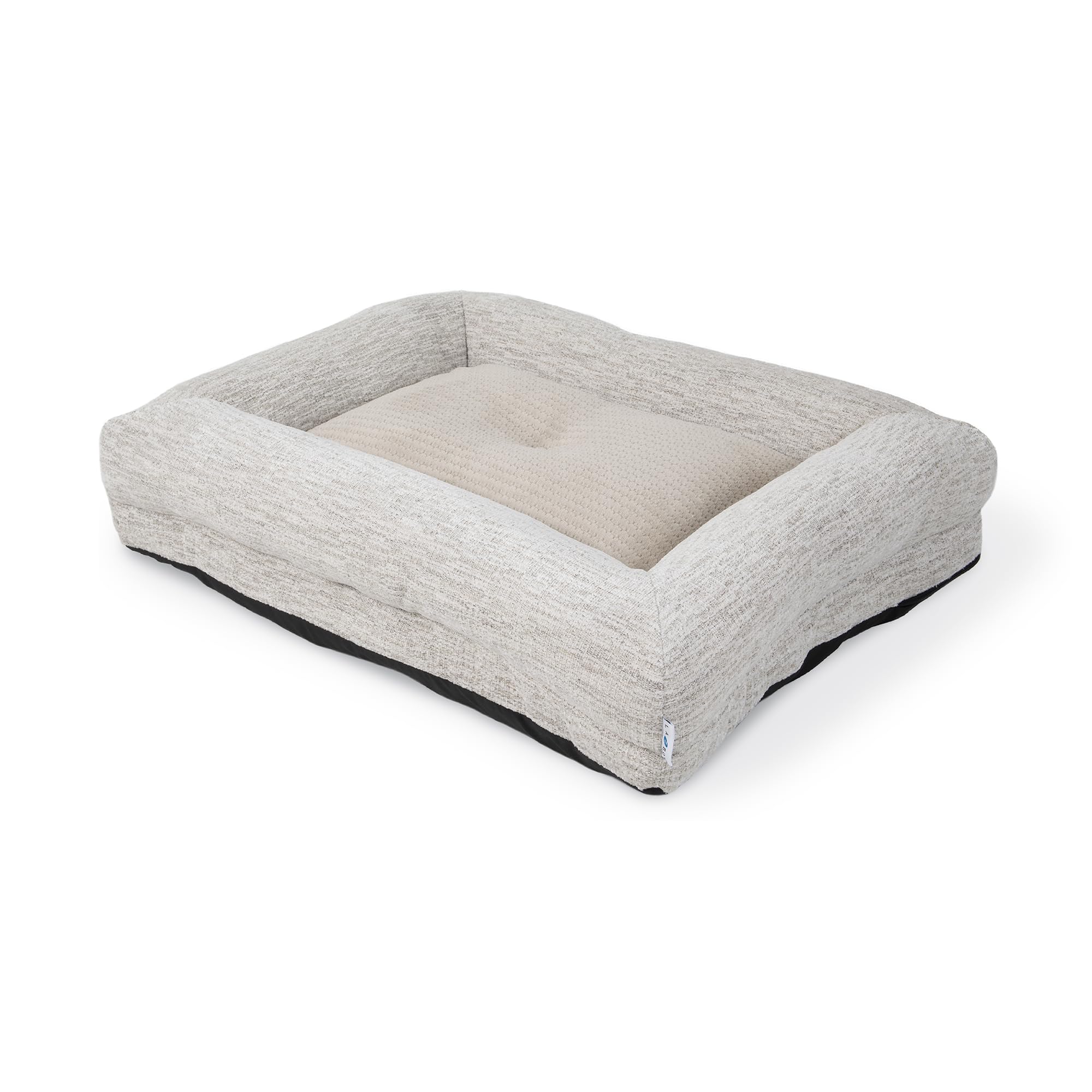 Petmate La-Z-Boy Rosie Lounger Large Dog Bed Cream 36x28 Inches for Dogs up to 50lbs with Durable Removable Washable Cover