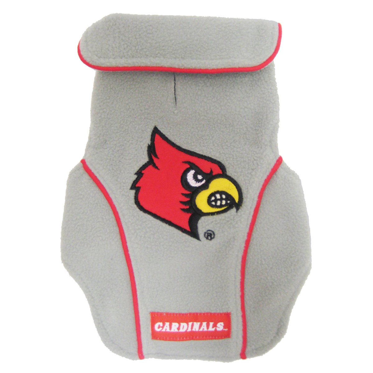 Pets First NCAA Indiana Hoosiers Fleece Dog Vest with Embroidered Team Name & Logo, Size Medium