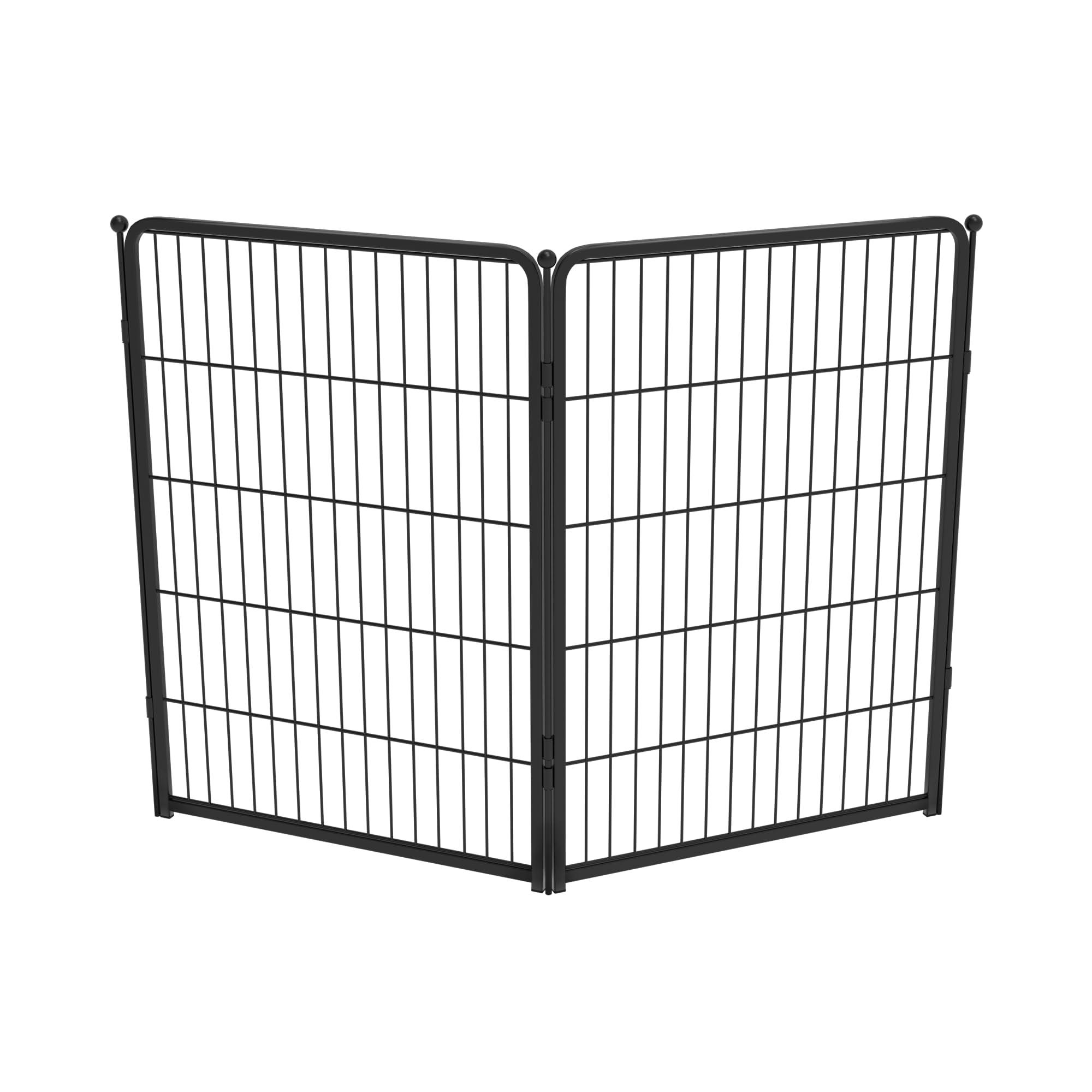 Fxw Homeplus Indoor Dog Playpen - Stress-Free And Safe Play, 40 Inch 2 Panels For Medium And Large Dogs, Black│Patented
