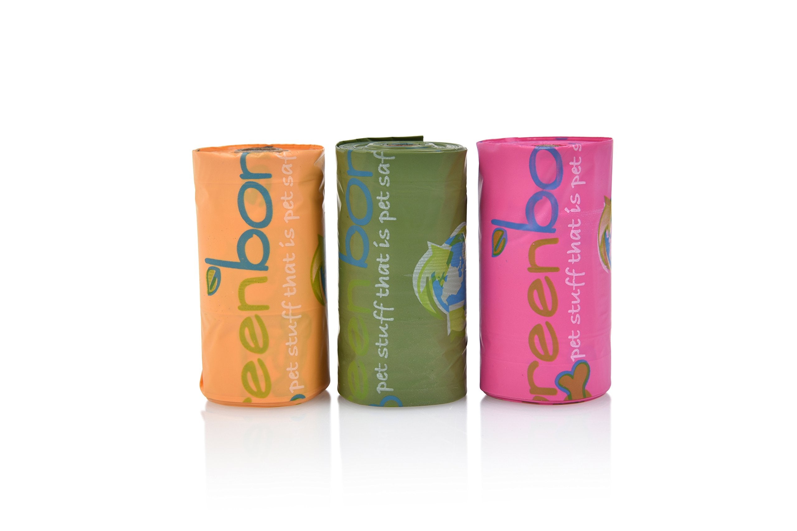 Greenbone Pet Poop Bags - 36 Count, 13"x9", Resin, Mixed Color - Model 13004