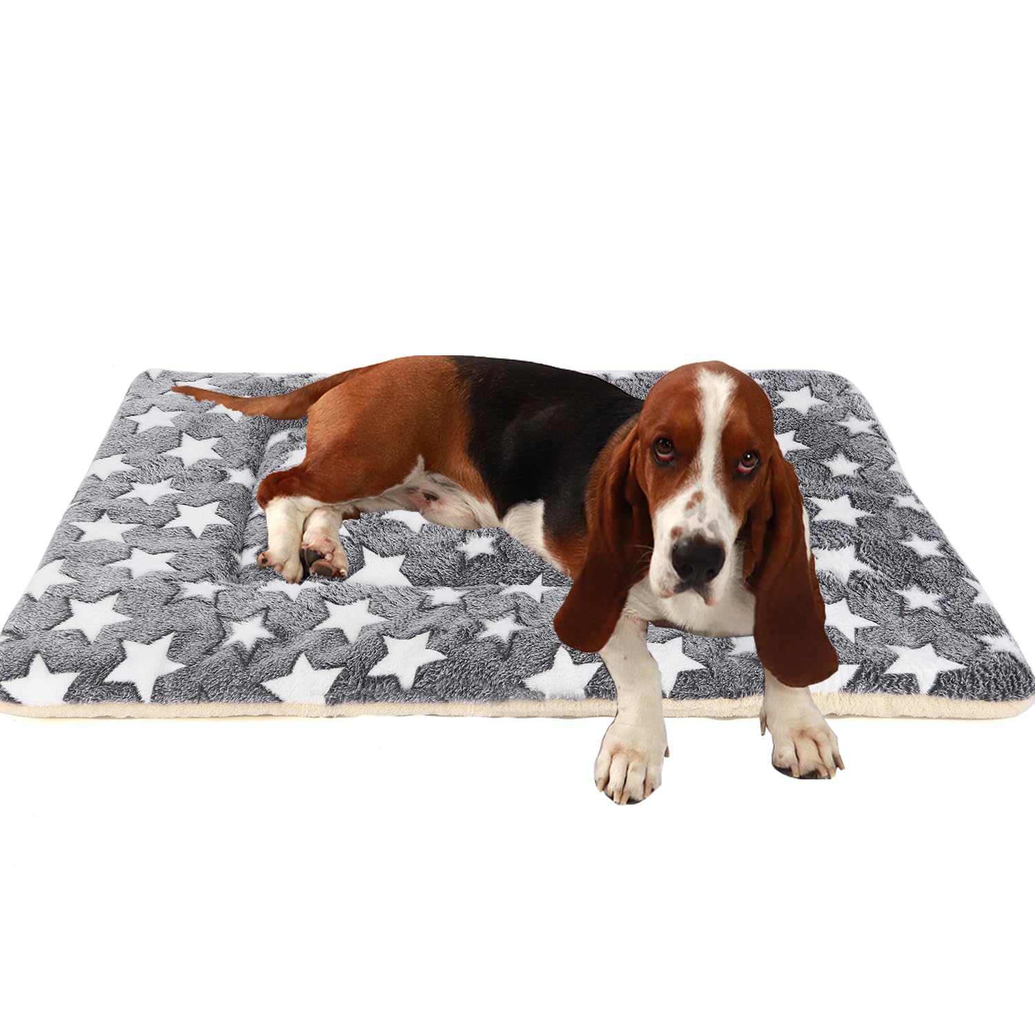 Dog Bed Pet Mat Machine Washable Grey (39X28X1.5In)