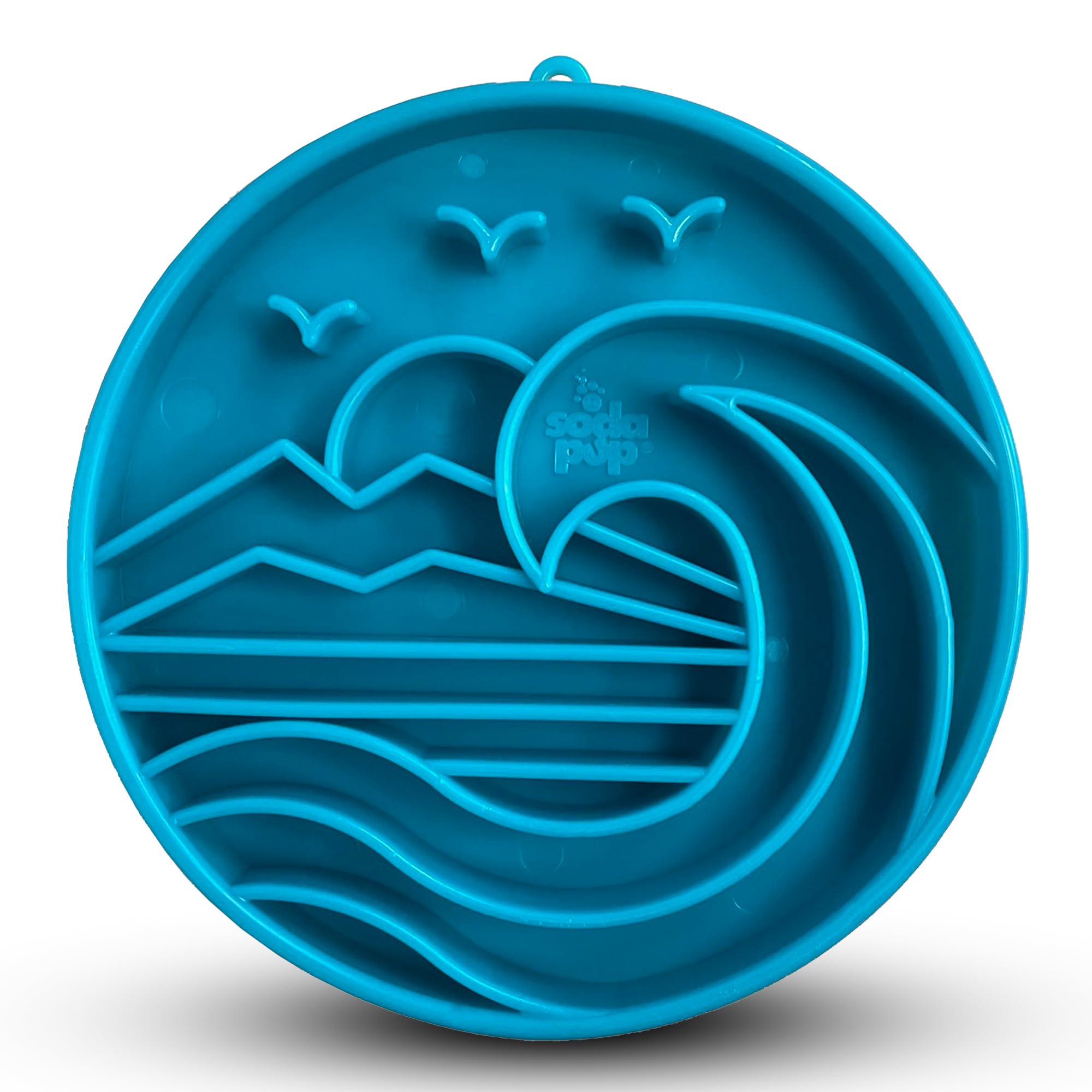 SodaPup Pine Tree Enrichment Bowl - Durable Slow Feeder Bowl Made in USA from Non-Toxic, Pet-Safe, Food Safe Material for Mental