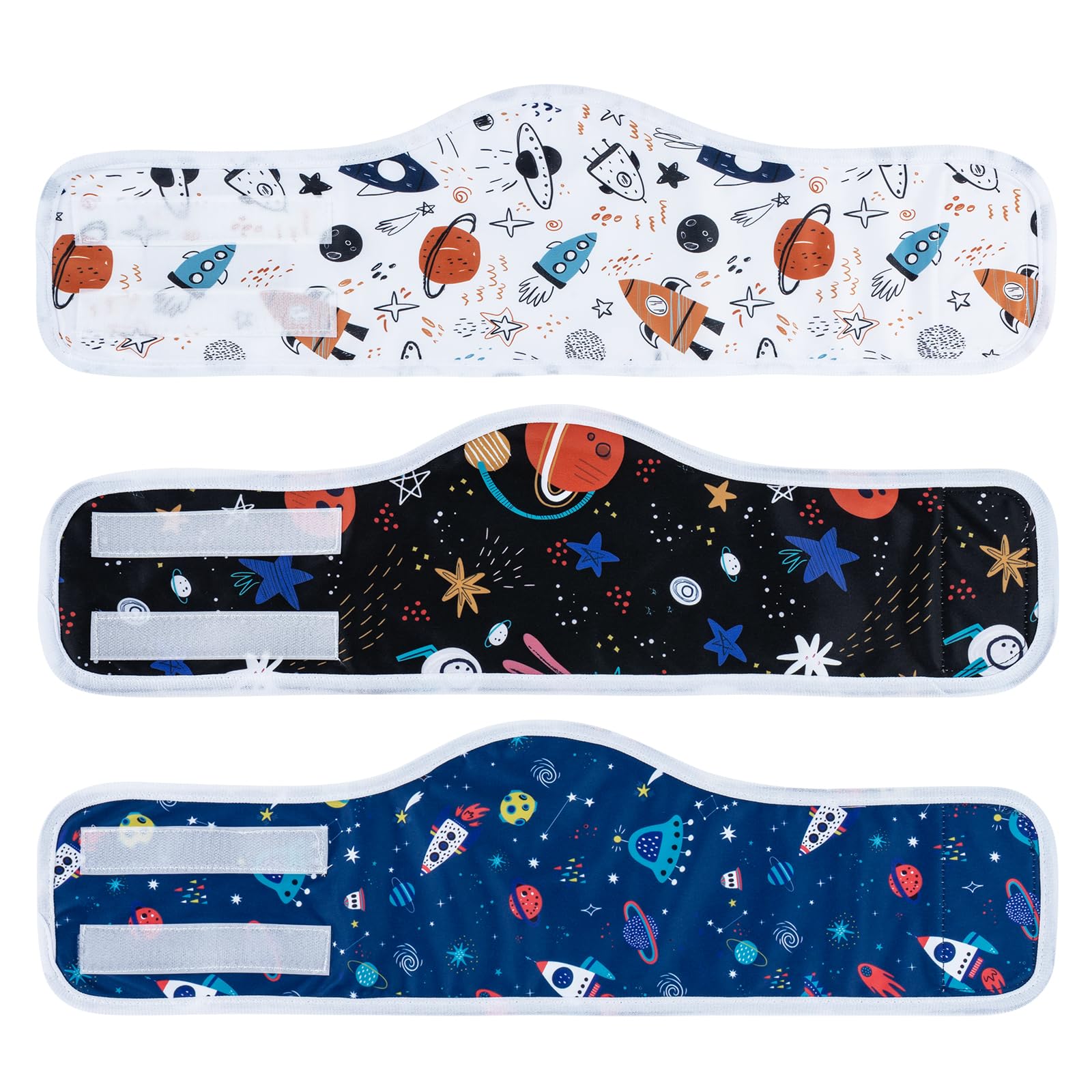 Micooyo Male Dog Diaper Lightweight Dog Wraps Washable Dogs Diapers Doggie Belly Bands For Male Dogs, Puppy Wraps Medium (Star S