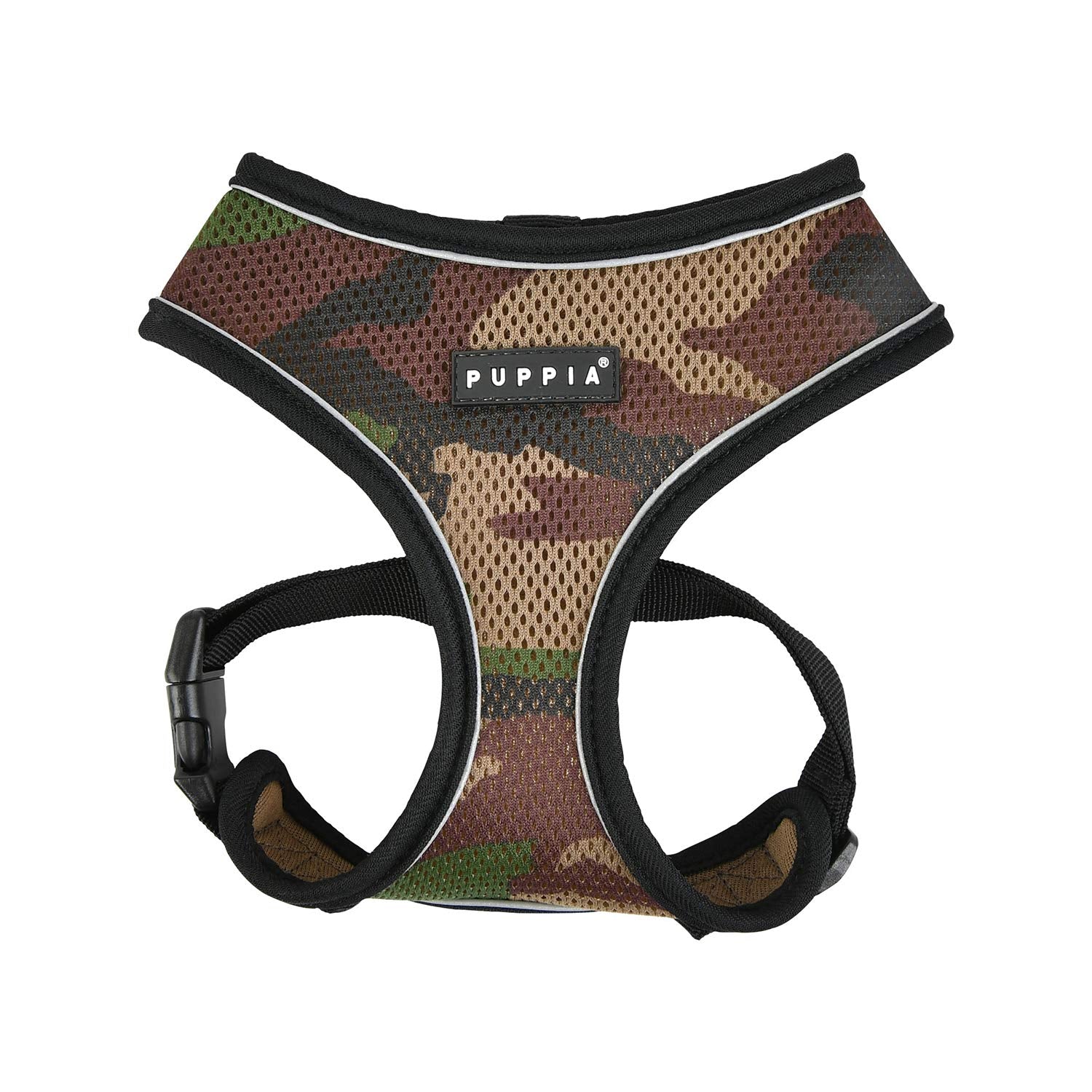 Puppia Soft Harness Pro - Camo - M