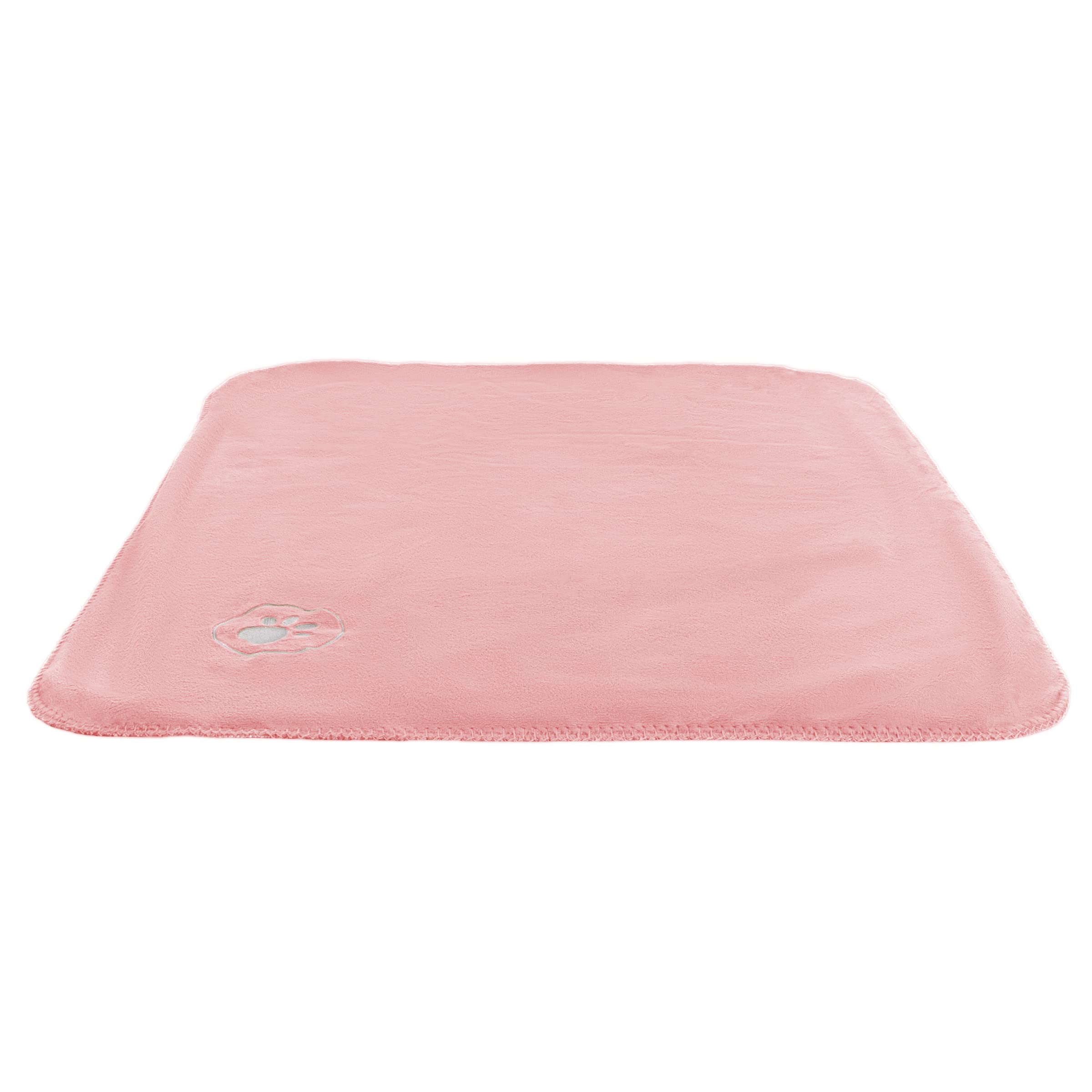 Petmaker Waterproof Dog Blanket - 30X40-Inch Reversible Sherpa Dog Blanket For Couch, Bed, Or Car - Protects From Spills, Stains, Or Pet Fur (Pink)