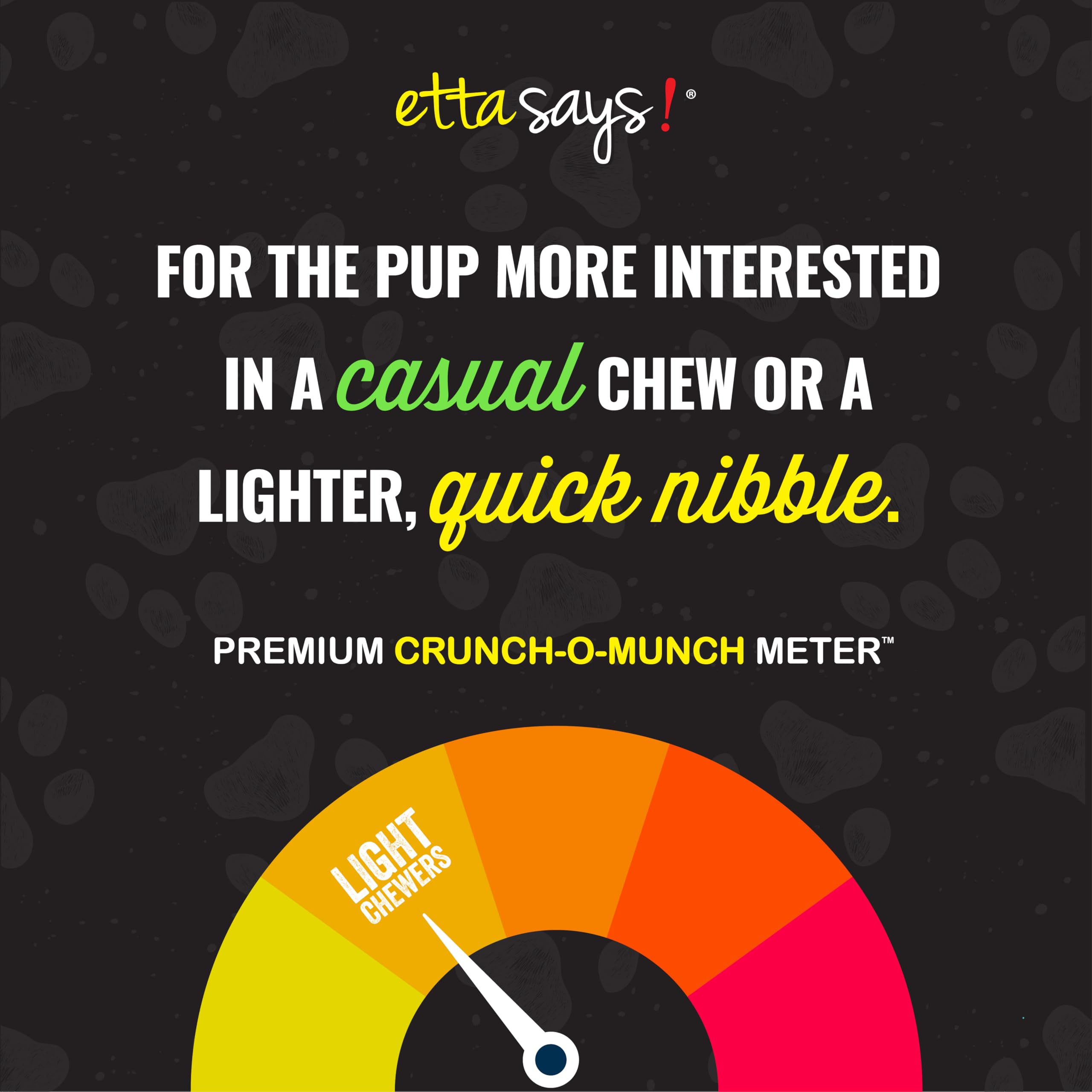 etta says! Premium Crunchy 7 Deer Dog Chews - Grain-Free Dog Treats, Good for Teeth, Easy to Digest - Made in The USA (20 Count