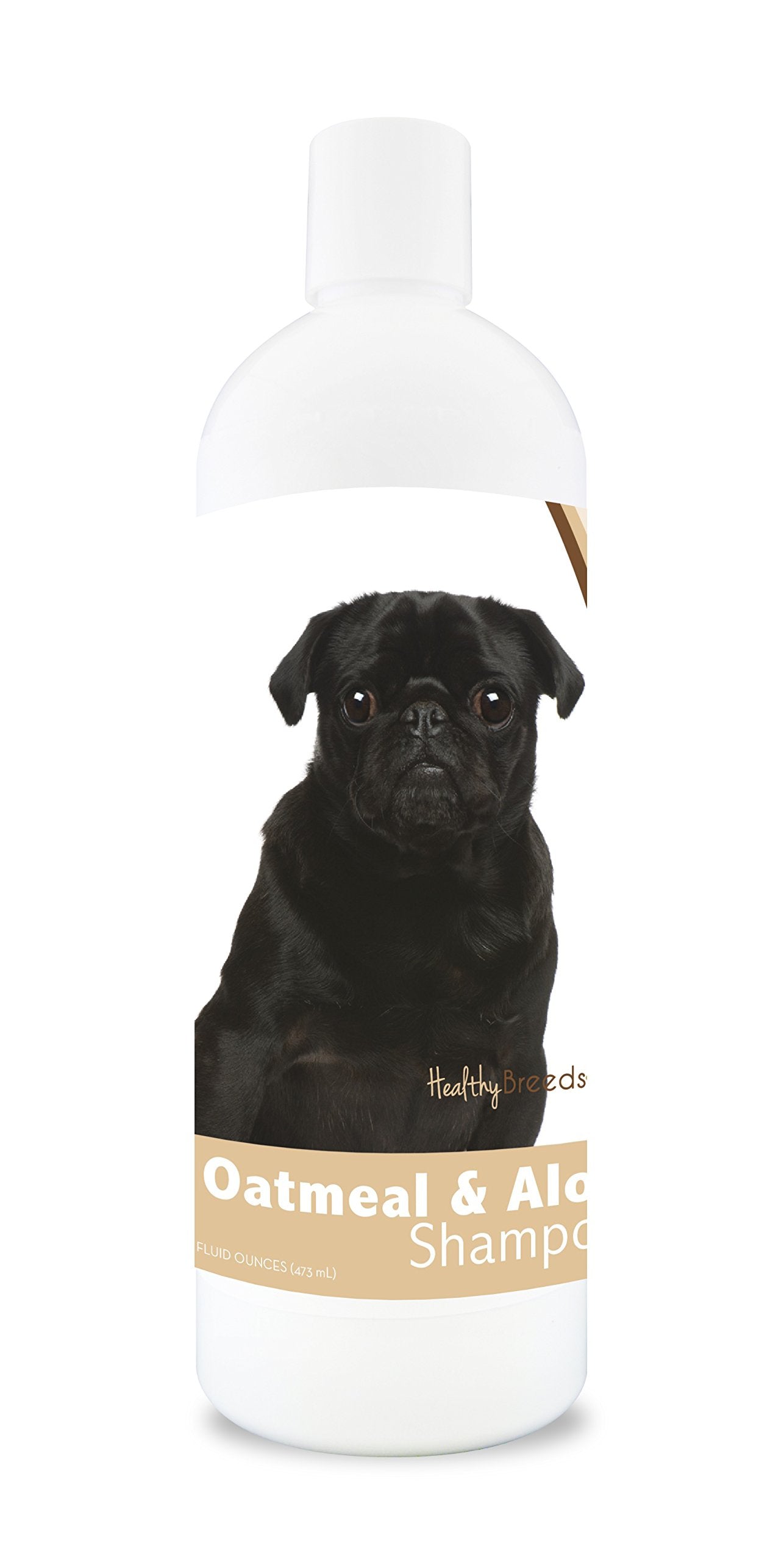 Healthy Breeds Pug Oatmeal Shampoo with Aloe 16 oz