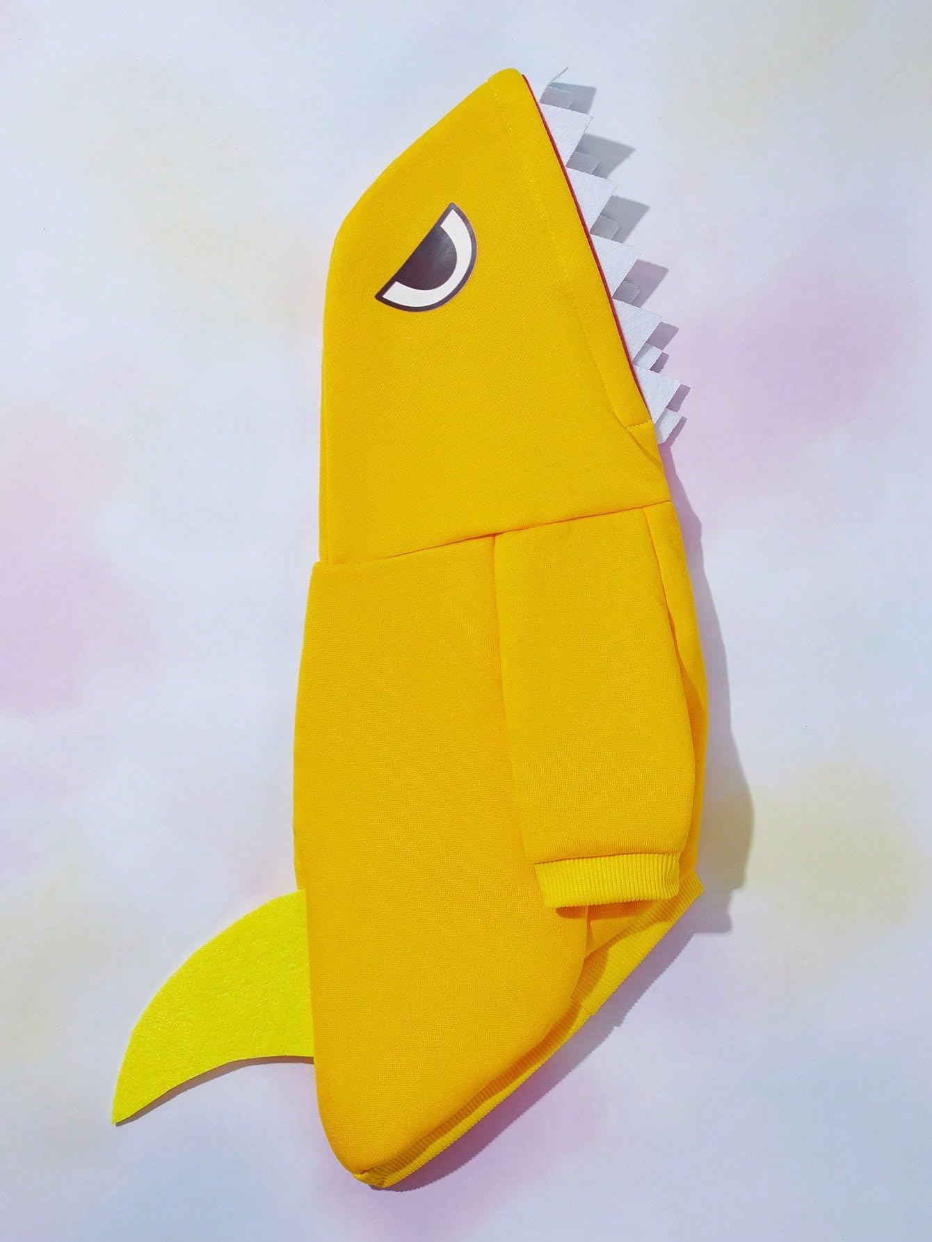 Qwinee Shark Dog Hoodie Dog Warm Jacket Coat Puppy Sweatshirt Christmas Halloween Dog Costume Winter Dog Clothes Pet Apparel For Small Medium Dogs Cats Kitten Yellow L