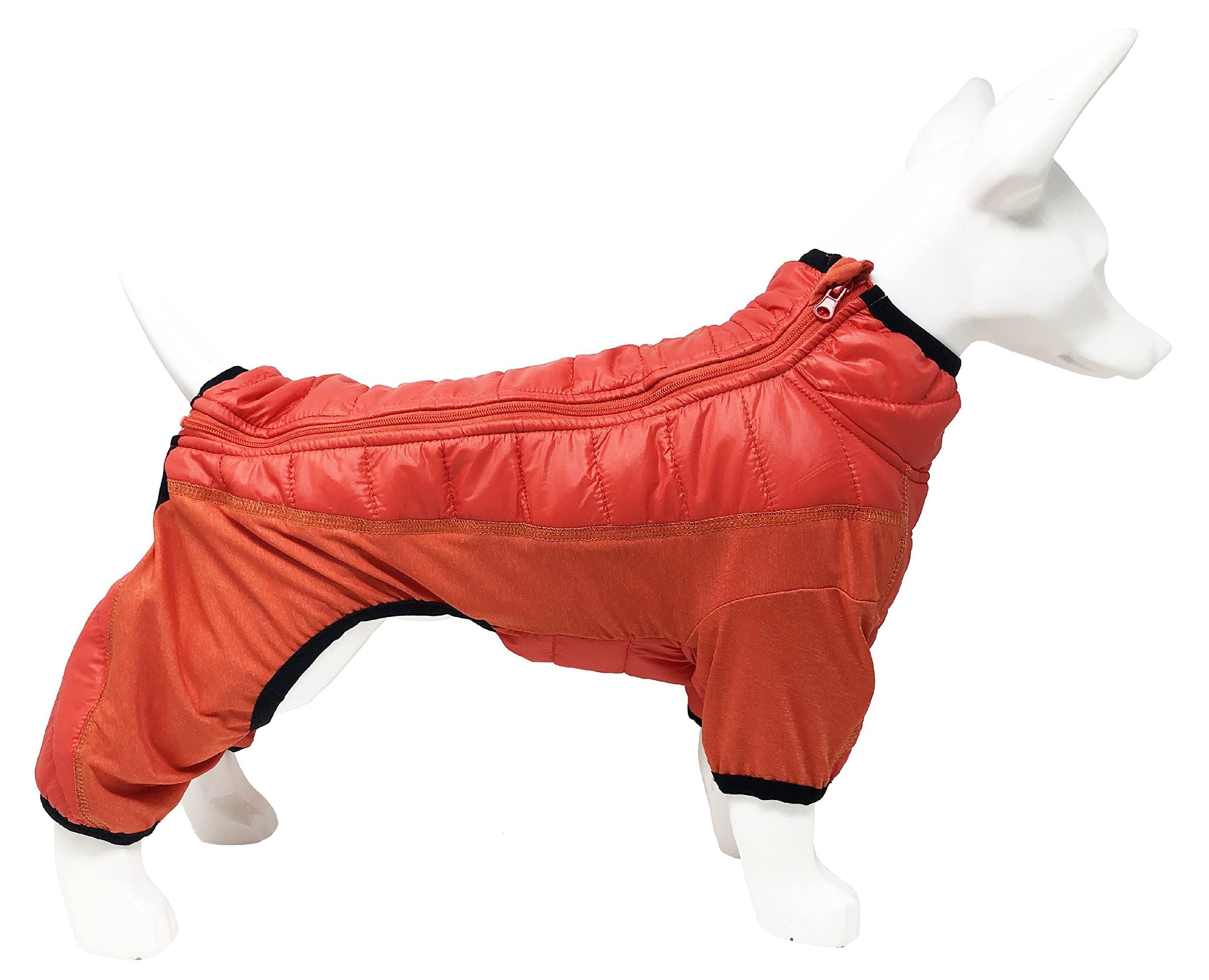 Pet Life Aura-Vent Lightweight 4-Season Stretch and Quick-Dry Full Body Dog Jacket, LG, Red