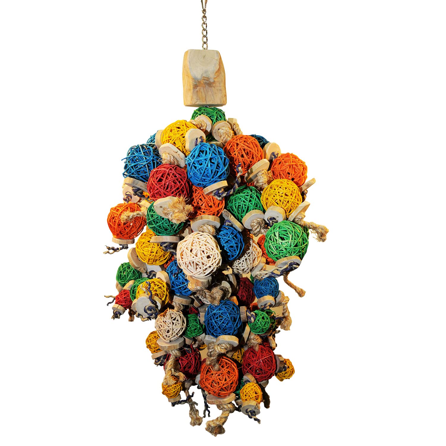 A&E Cage Co. A&E Bird Ball Thing Monster for Birds, Large