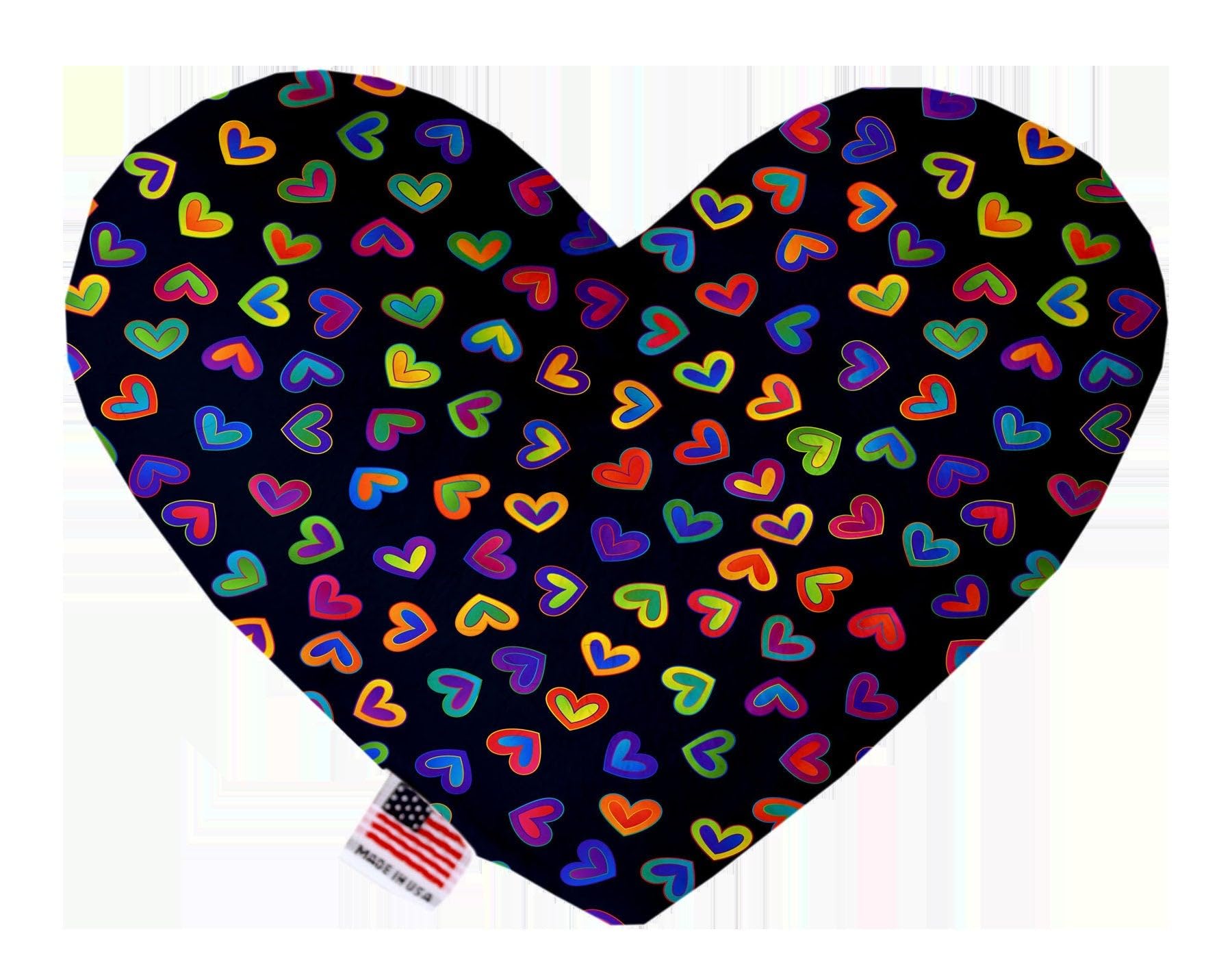 Pet and Dog Plush Heart or Bone Toy, "Valentine's Day Group" (Available in different sizes, and 8 different pattern options!) Sweet Paws 6" Plush Bone