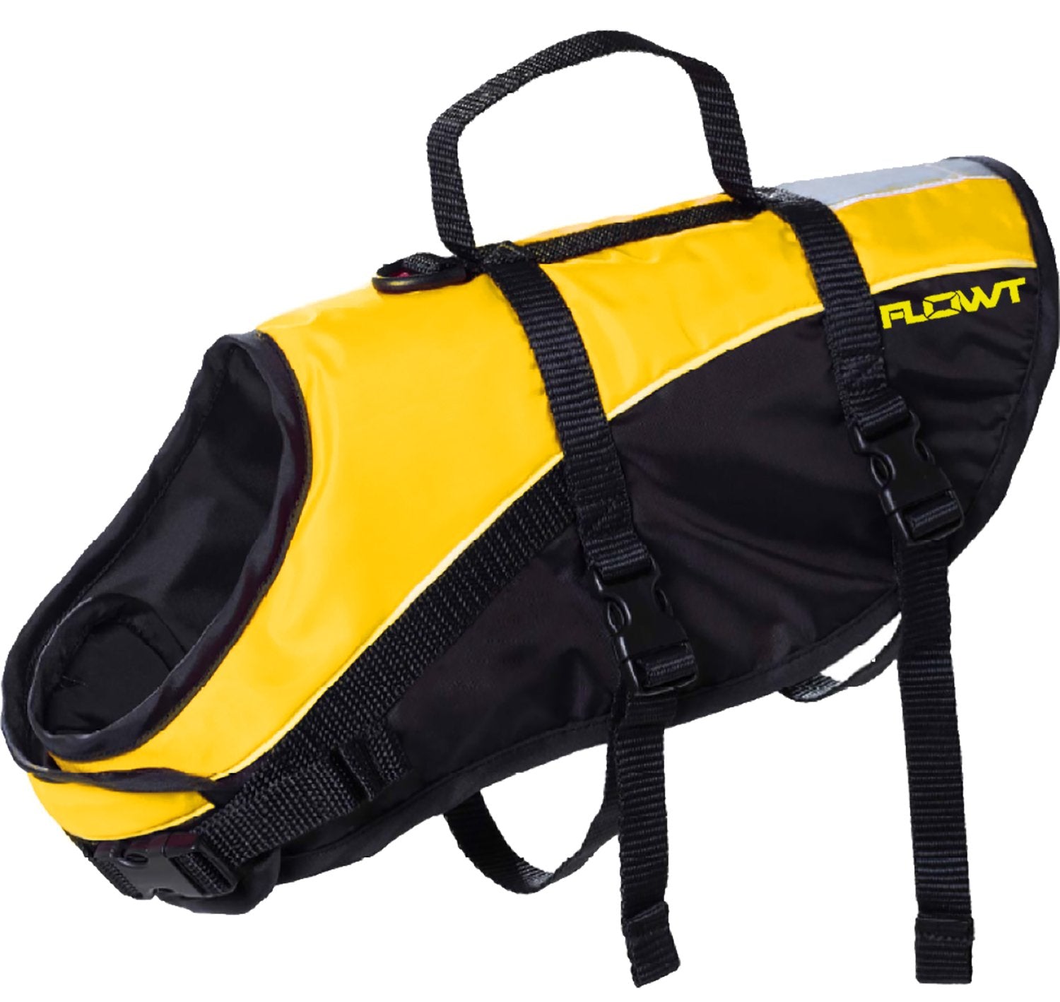 Flowt Dog Life Vest 40903-Xl Dog Life Vest, Pfd, Yellow Extra Large,
